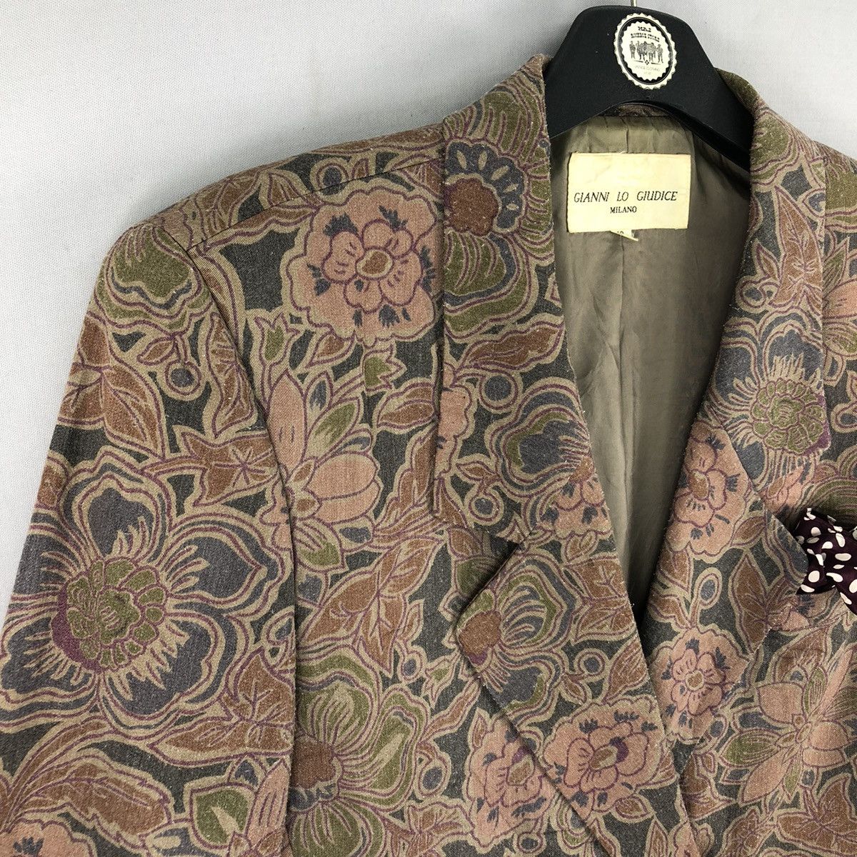 Vintage Vintage 80's Gianni Lo Giudice Milano Fullprint Coat Size M / US 6-8 / IT 42-44 - 2 Thumbnail