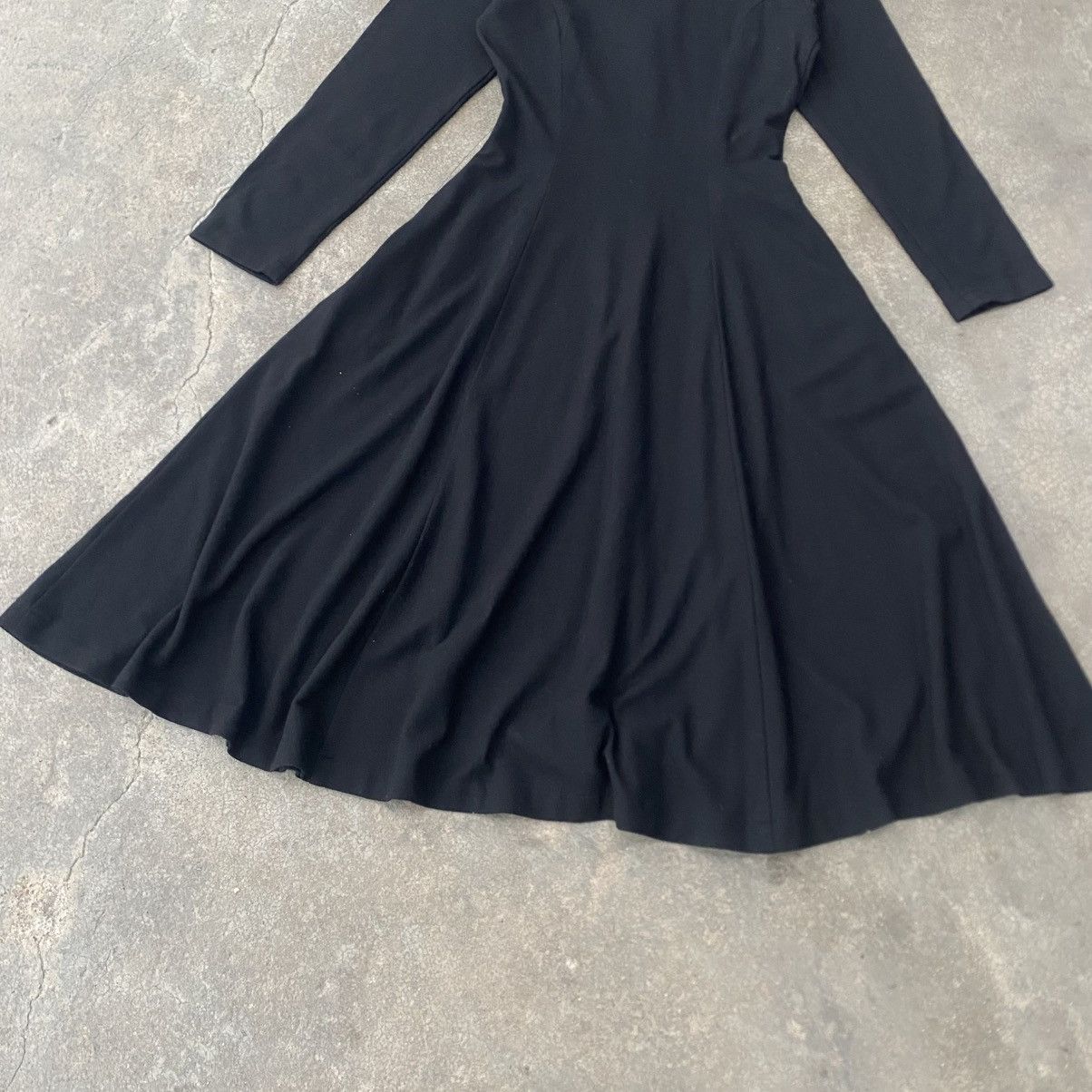 Comme des Garcons ‼️LAST DROP‼️CDG Tricot AD1988 Black Light Wool Flare Dress Size ONE SIZE - 6 Thumbnail