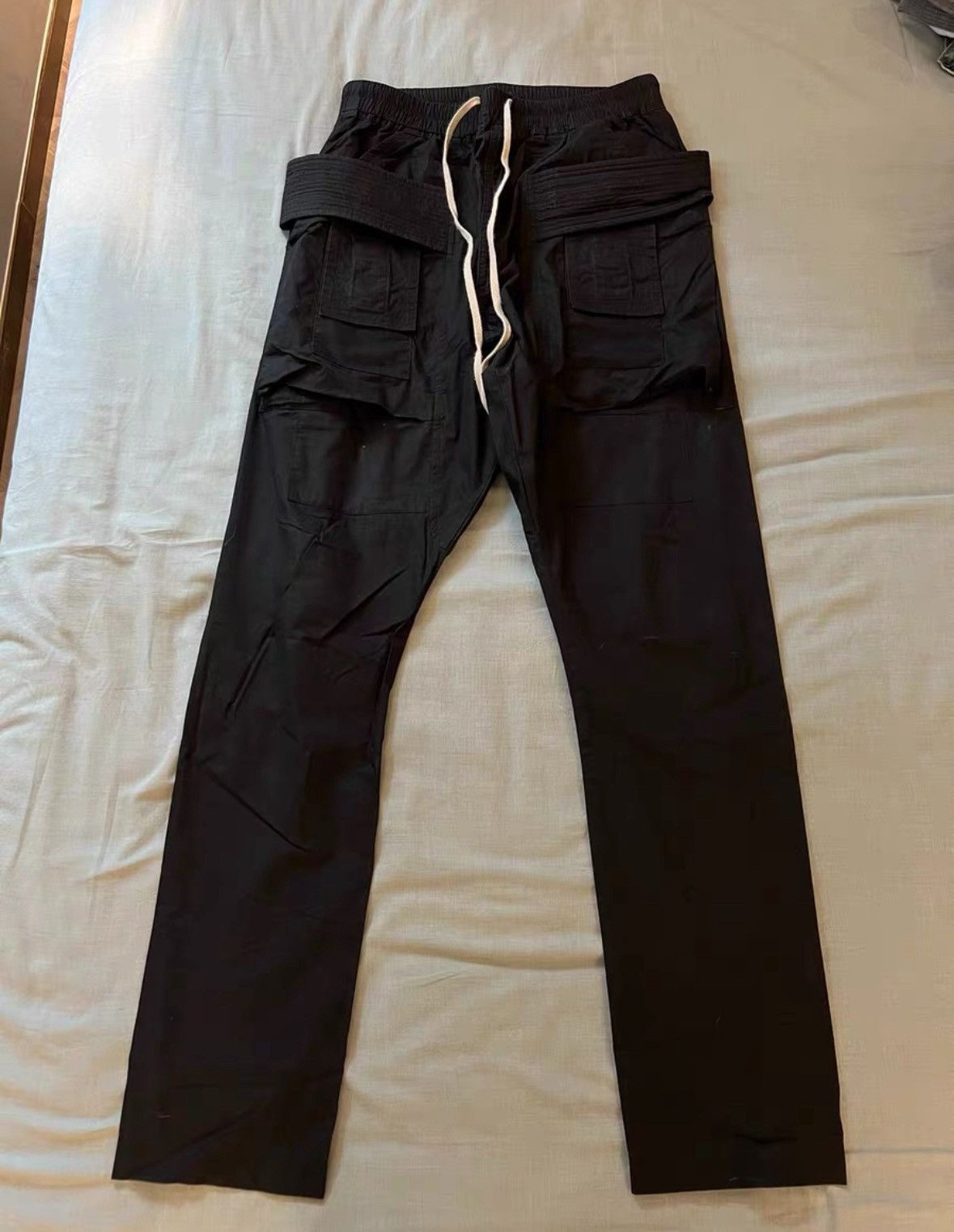 Rick Owens rick owens size s Double-thread mu material double-loop pan Size US 28 / EU 44 - 1 Thumbnail