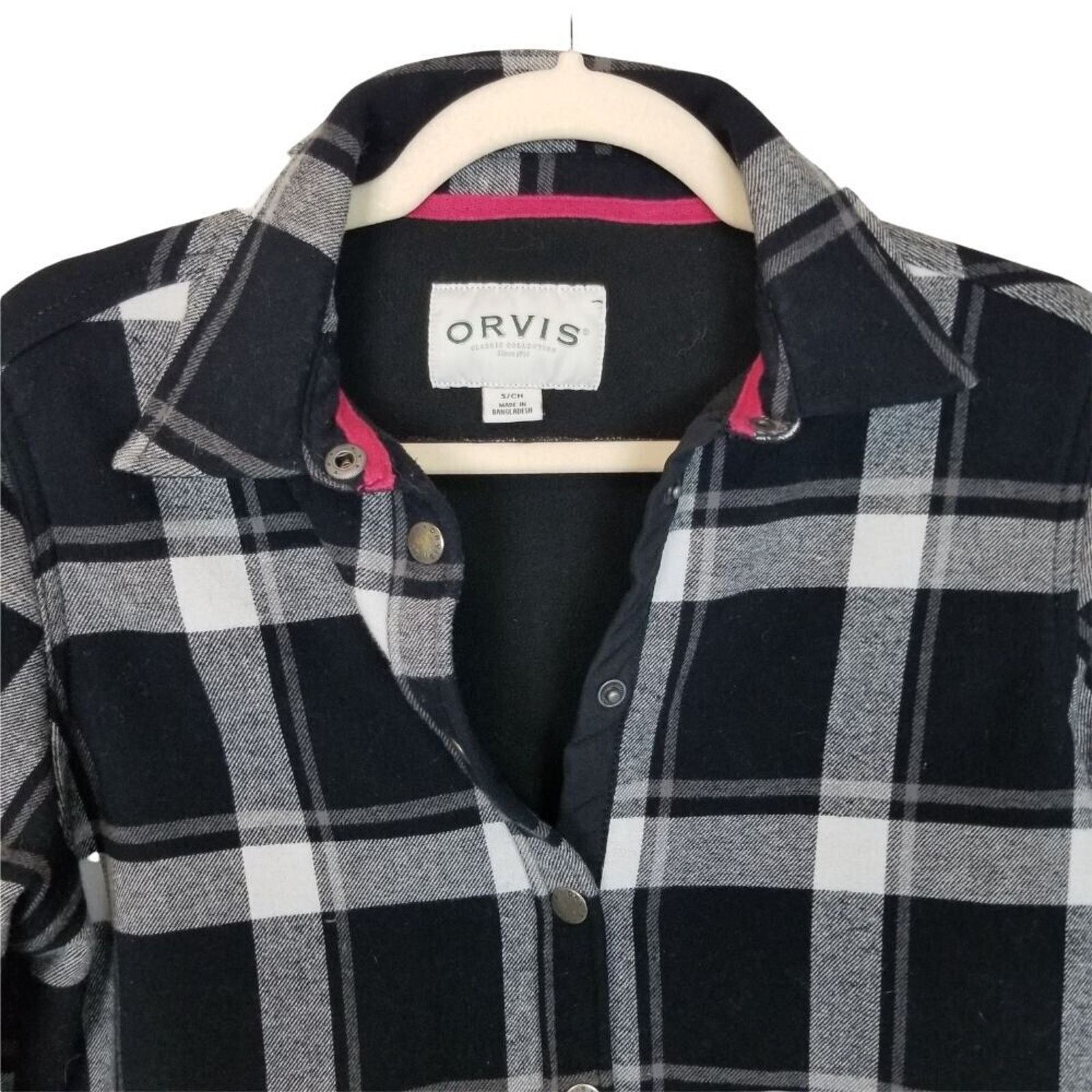 Orvis Orvis Womens Flannel Shacket S Gorpcore Snap Front Utility Size S / US 4 / IT 40 - 2 Thumbnail