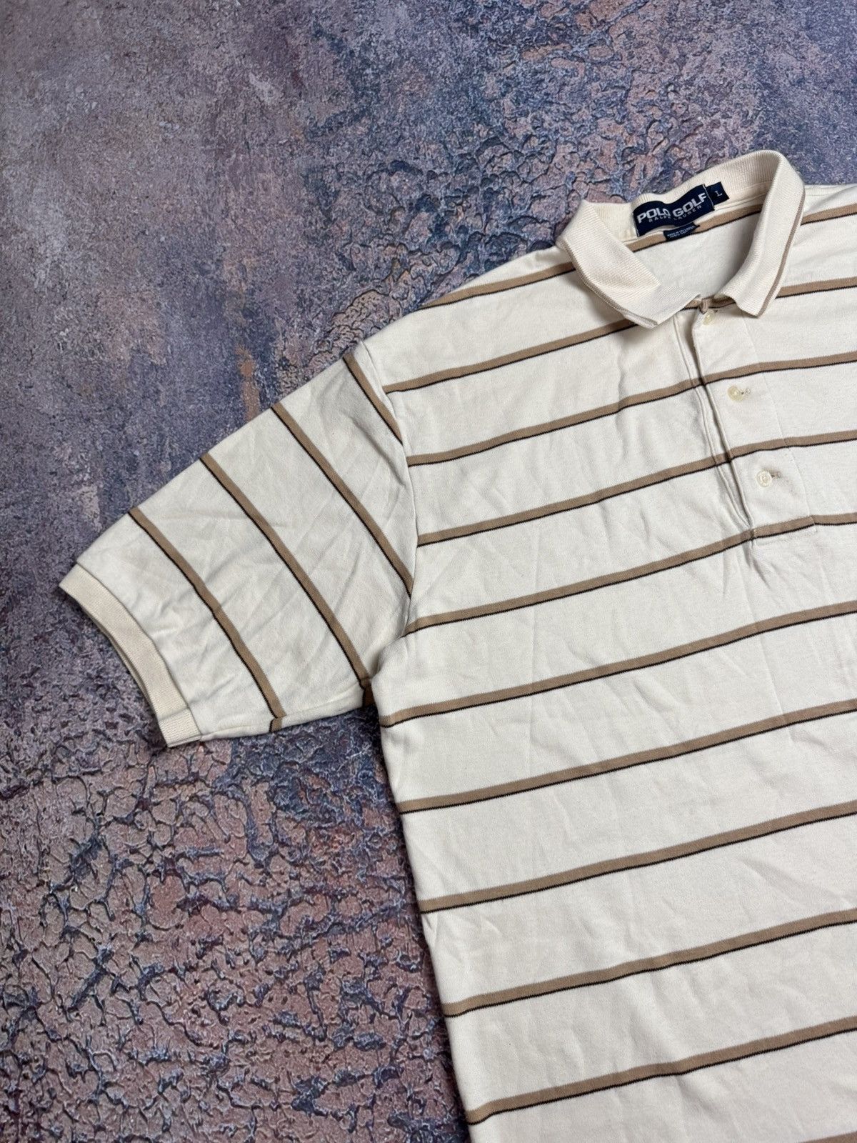 Polo Ralph Lauren Polo Golf Ralph Lauren Striped Polo Shirt Size US L / EU 52-54 / 3 - 4 Thumbnail