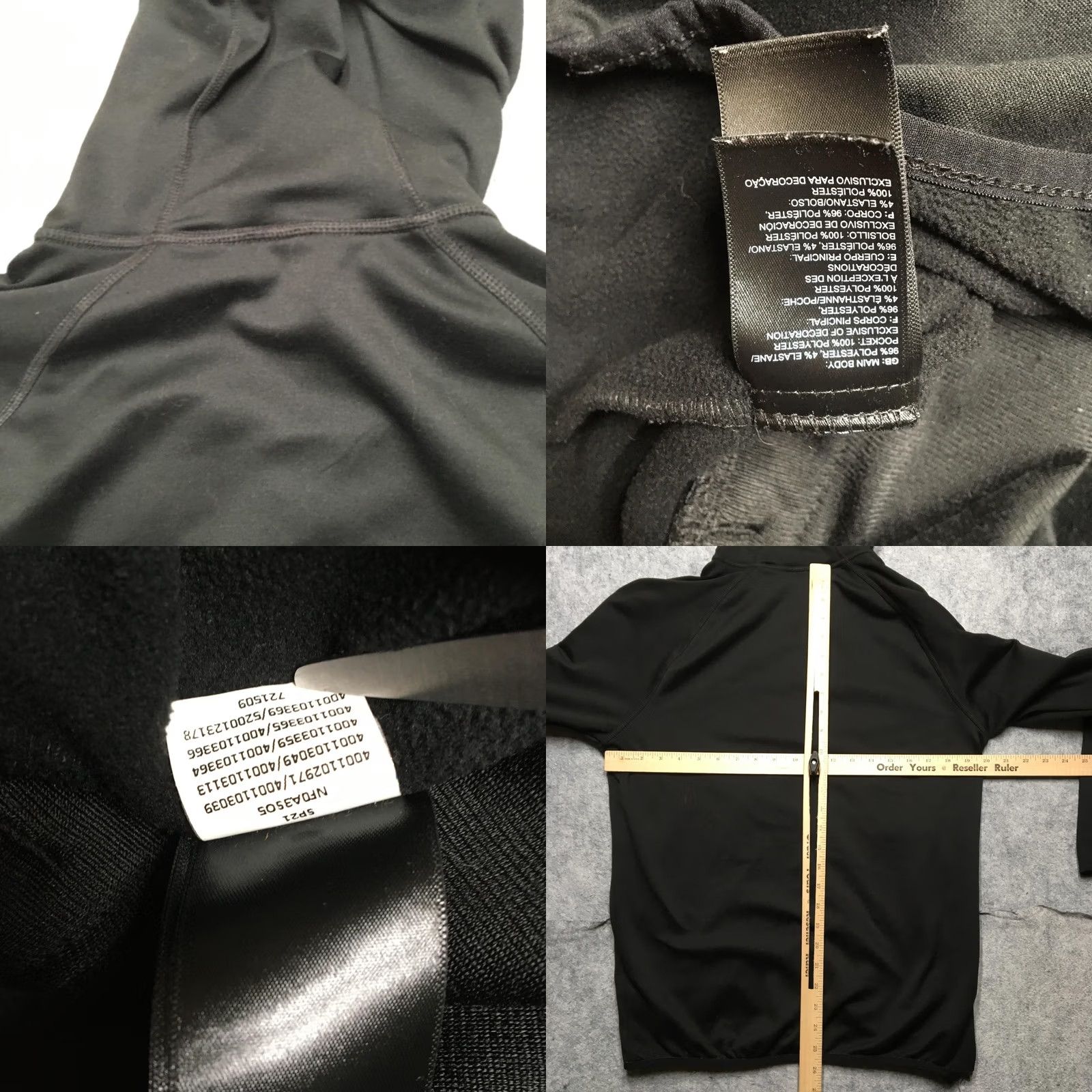The North Face The North Face Canyonlands Jacket Mens Small Black Hooded Full Zip Outdoor Hiking Windbreaker Softshell Pockets Lined Zip Size US S / EU 44-46 / 1 - 8 Thumbnail