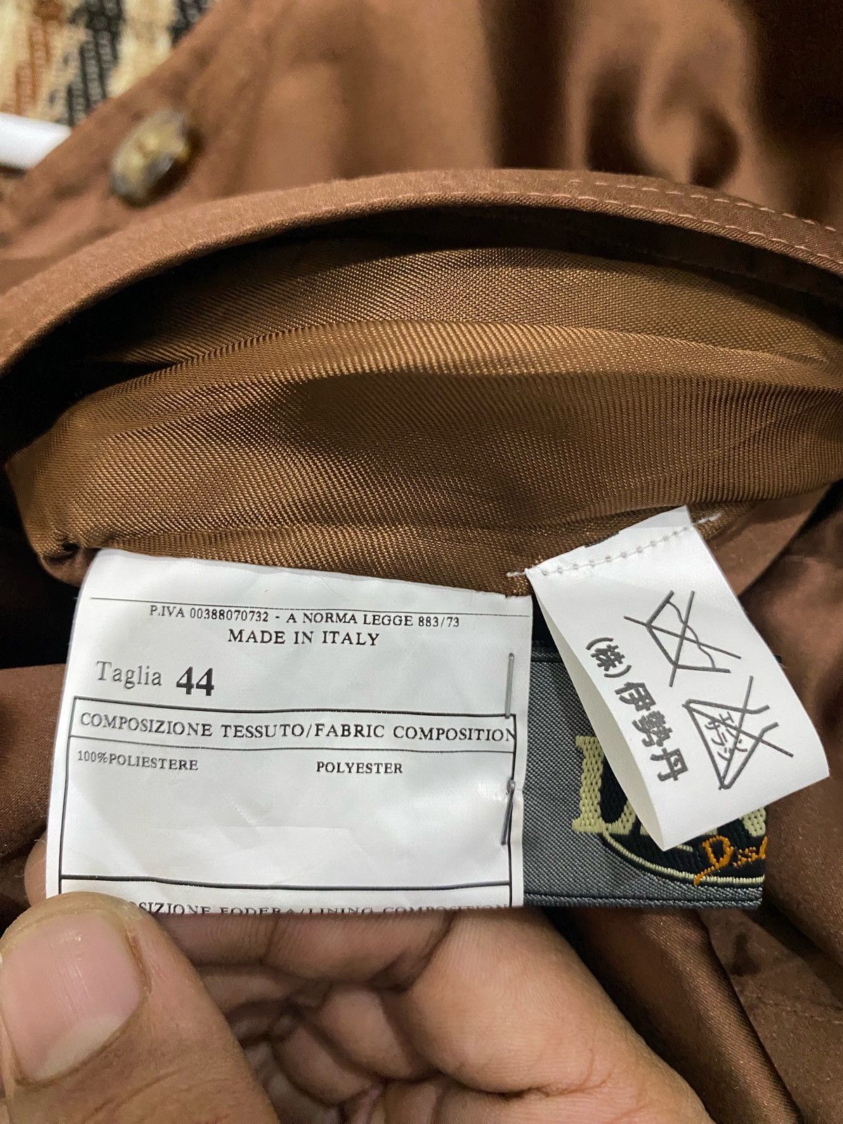 Japanese Brand Japanese Brand linea Reversible Jacket Made in italy Size US L / EU 52-54 / 3 - 5 Thumbnail