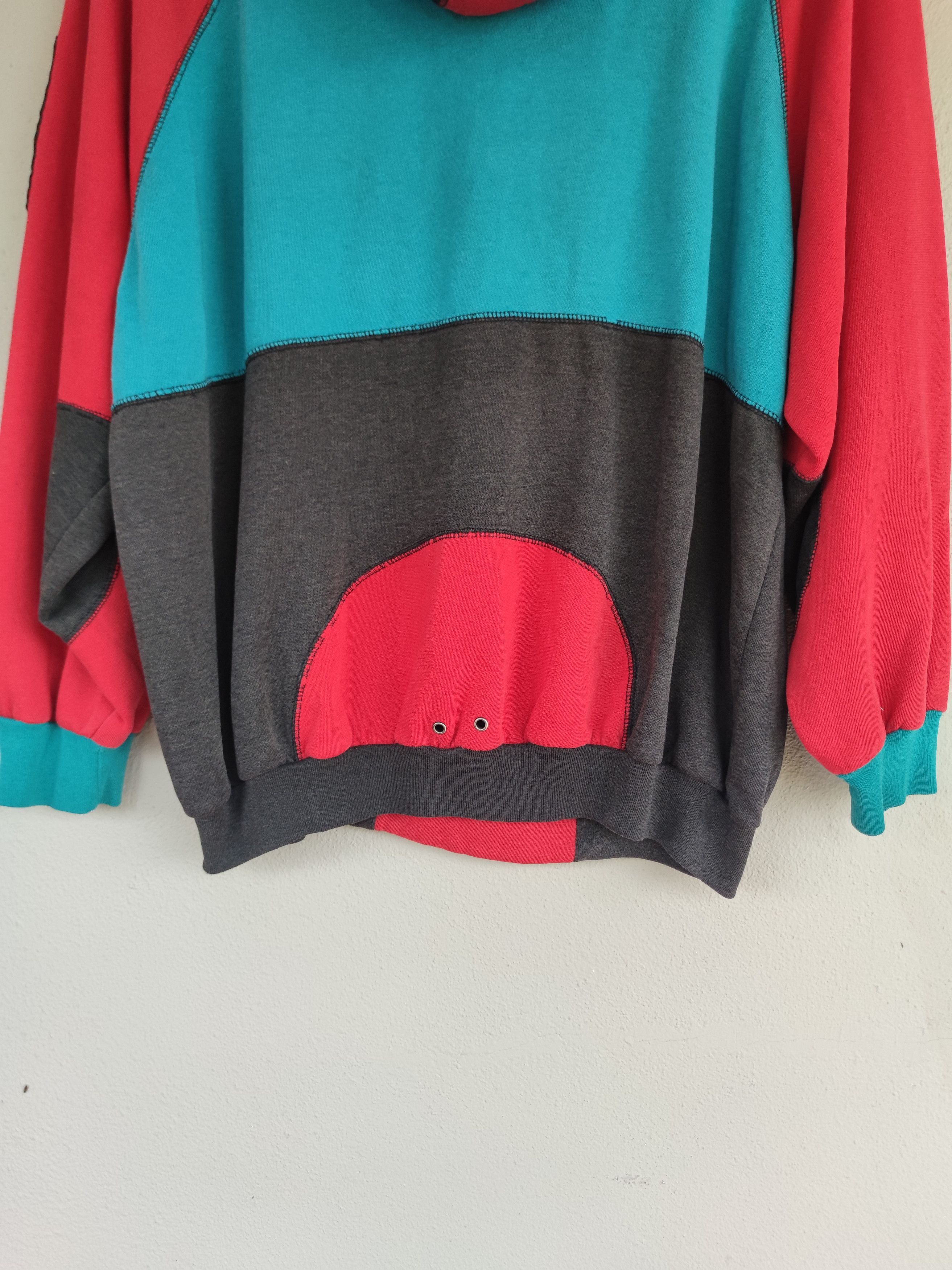 Adidas Rare Vintage Half Zipper Adidas Hoodie Size US L / EU 52-54 / 3 - 2 Thumbnail
