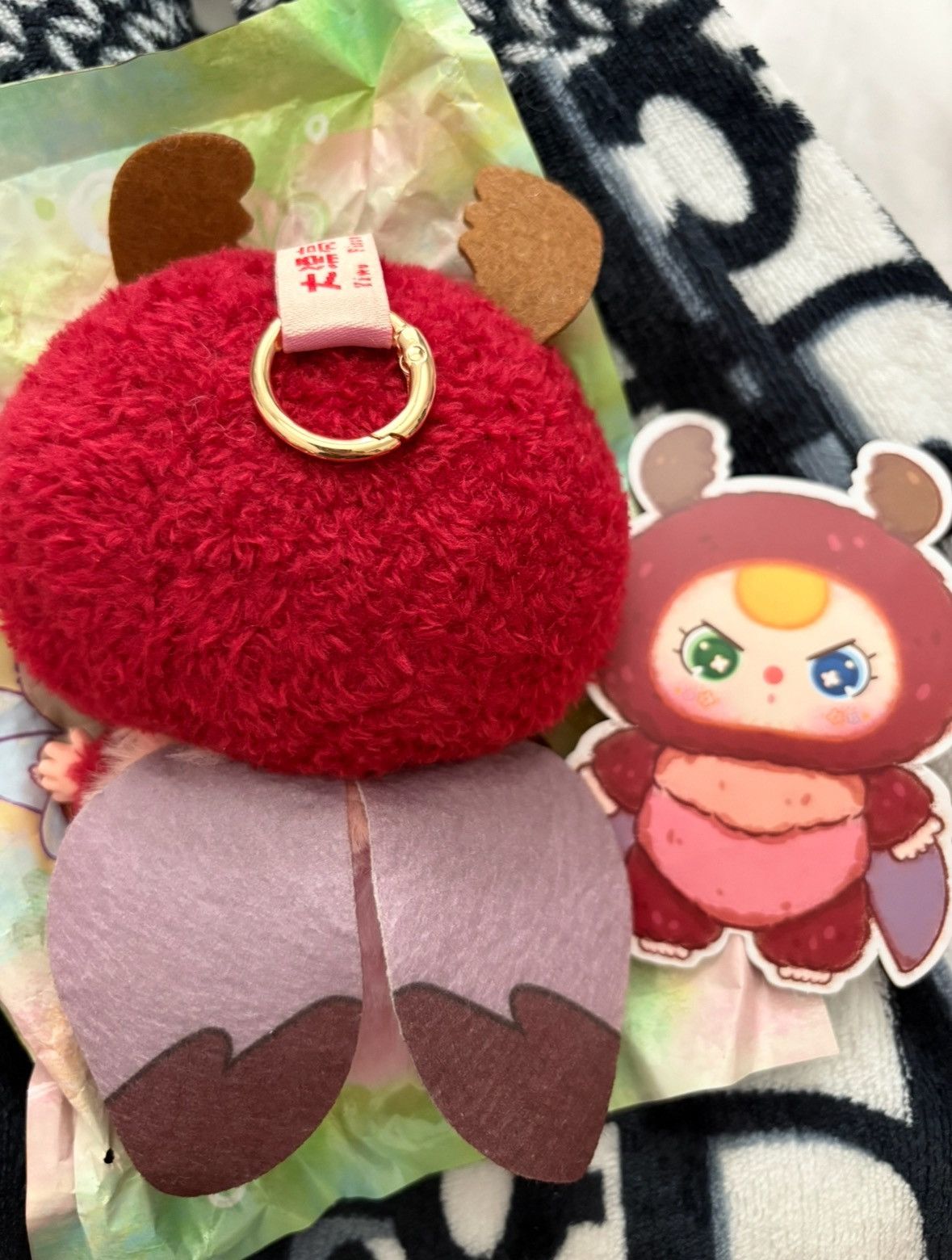Other Baby Three Beetle Elf Plush Keychain Size ONE SIZE - 3 Thumbnail