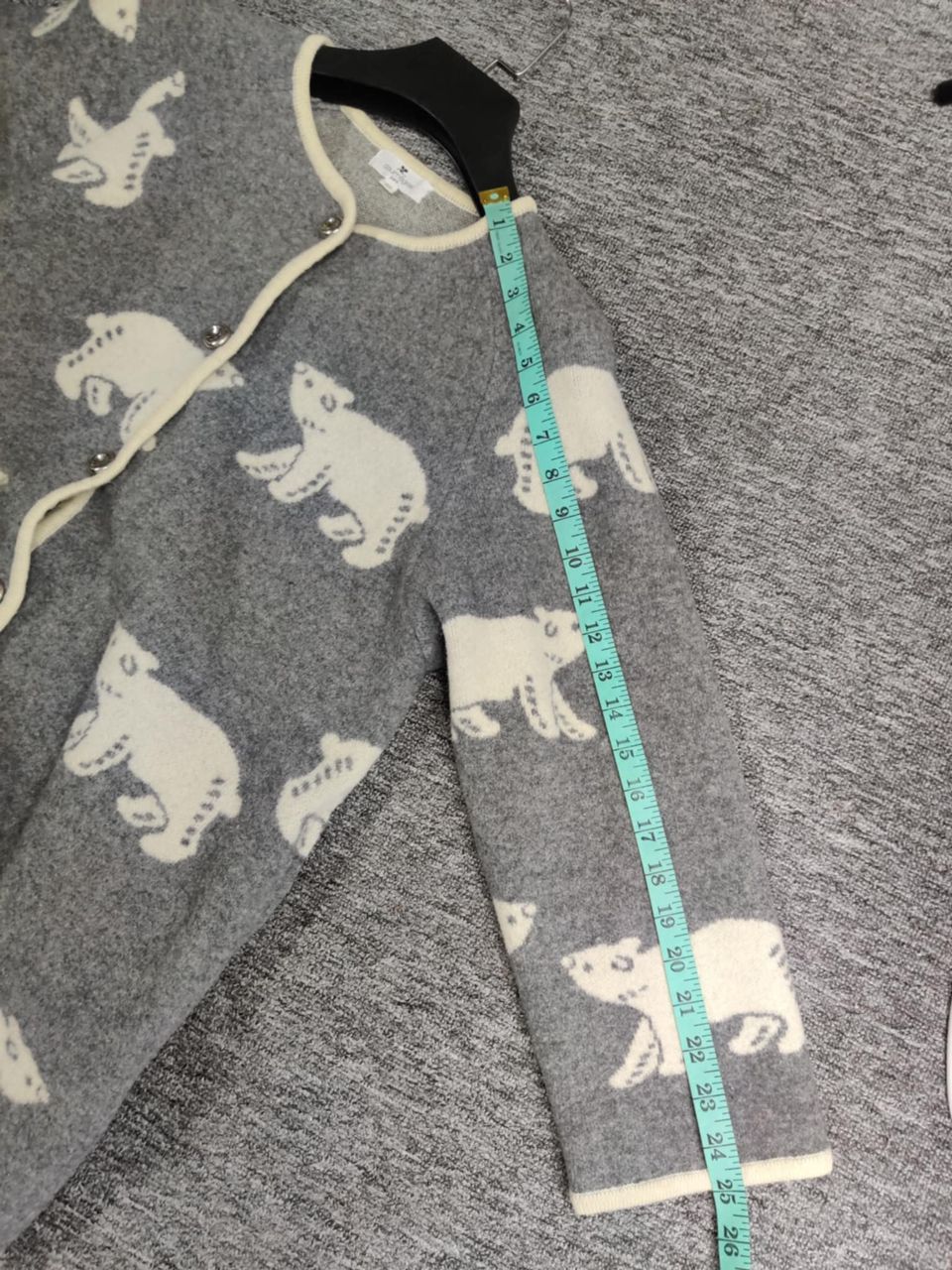 Courreges Courreges Paris Polar Bear Mohair Cardigan Button Ups Size US L / EU 52-54 / 3 - 15 Thumbnail