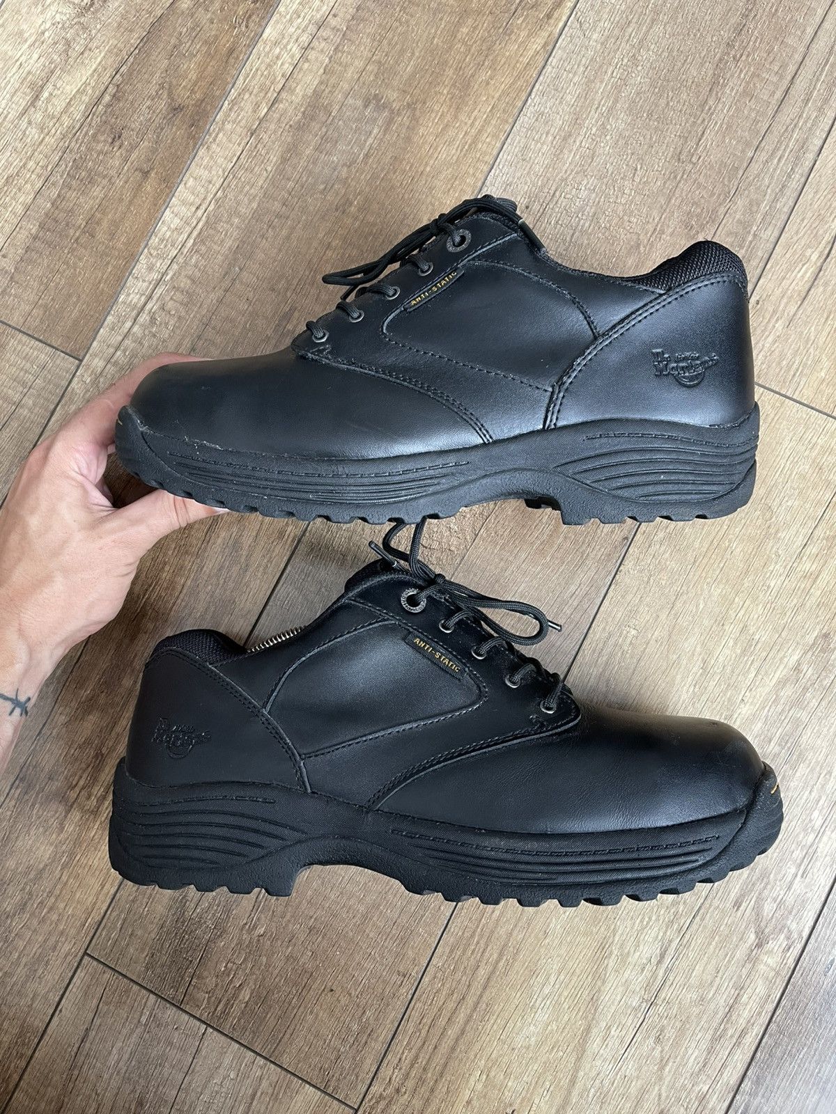Dr. Martens Dr Martens Steel Toe Anti Static Industrial Leather Shoes Size US 10 / EU 43 - 6 Thumbnail