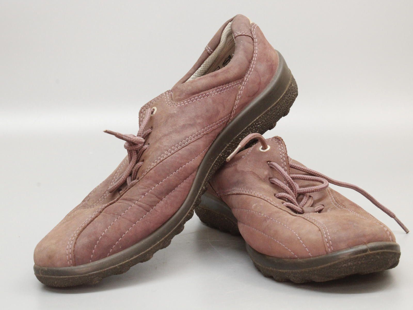 Lock & Co Hatters Hotter Women's Casual Lace-Up Sneakers in Dusty Rose Size US 9 / IT 39 - 3 Thumbnail