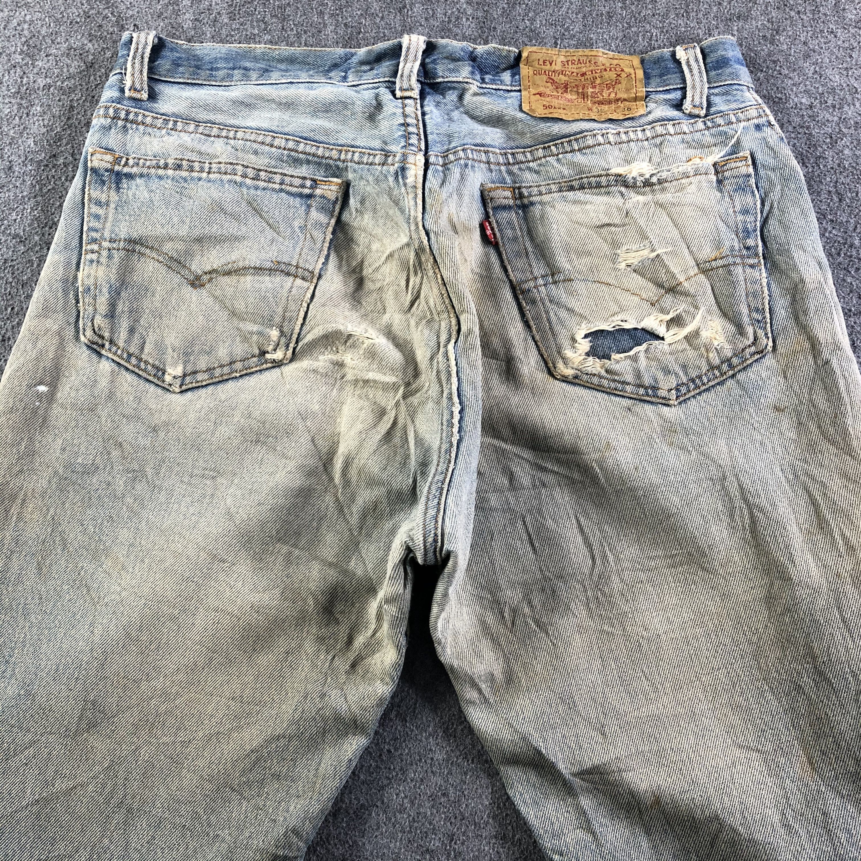 Levi's 90s Vintage Levis 501 Jeans-J3638 Size US 33 - 4 Thumbnail