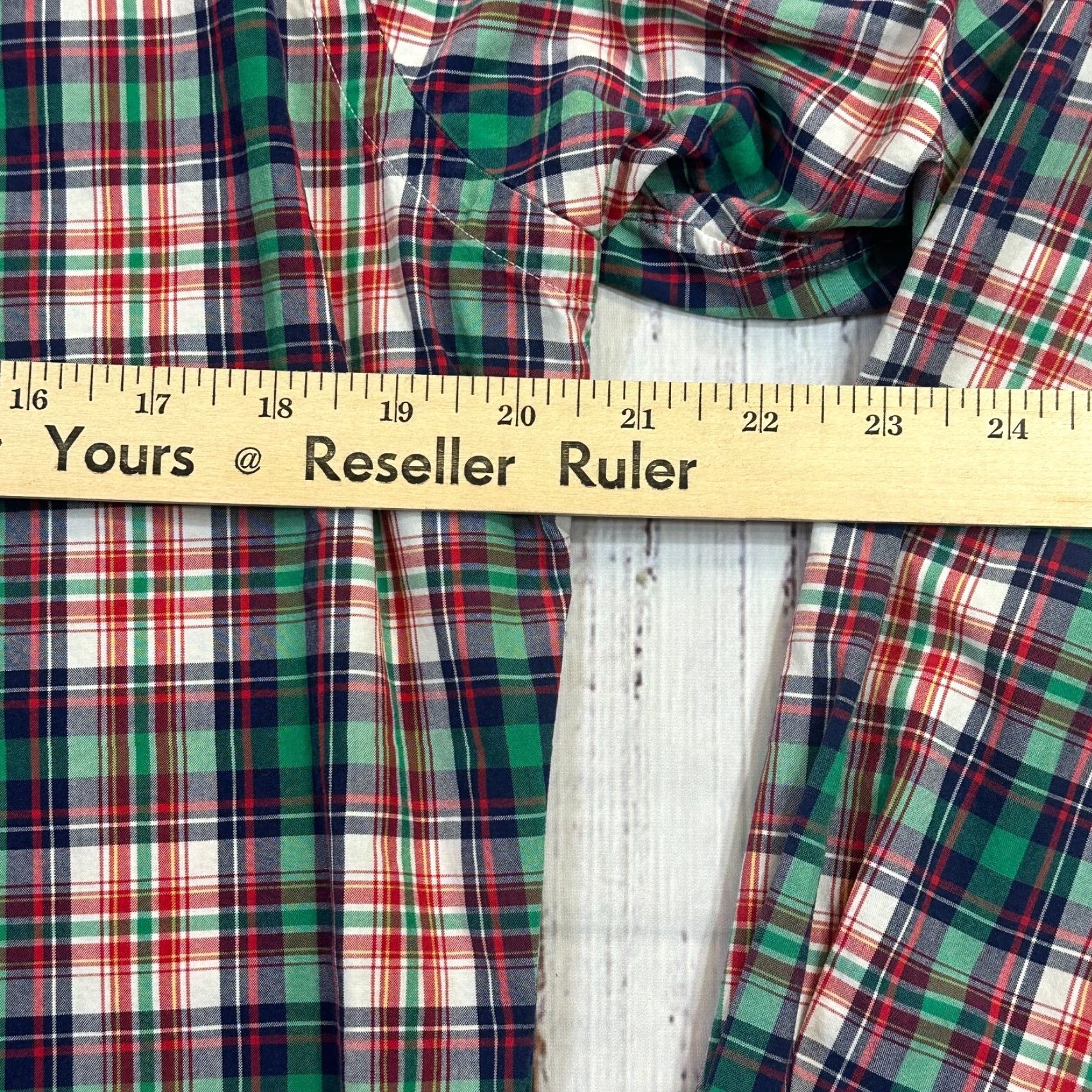 Polo Ralph Lauren Polo Ralph Lauren Button-Down Plaid Red Pony 15.5 by 32/33 Small/Med Mens Shirt Classic Size US S / EU 44-46 / 1 - 5 Thumbnail