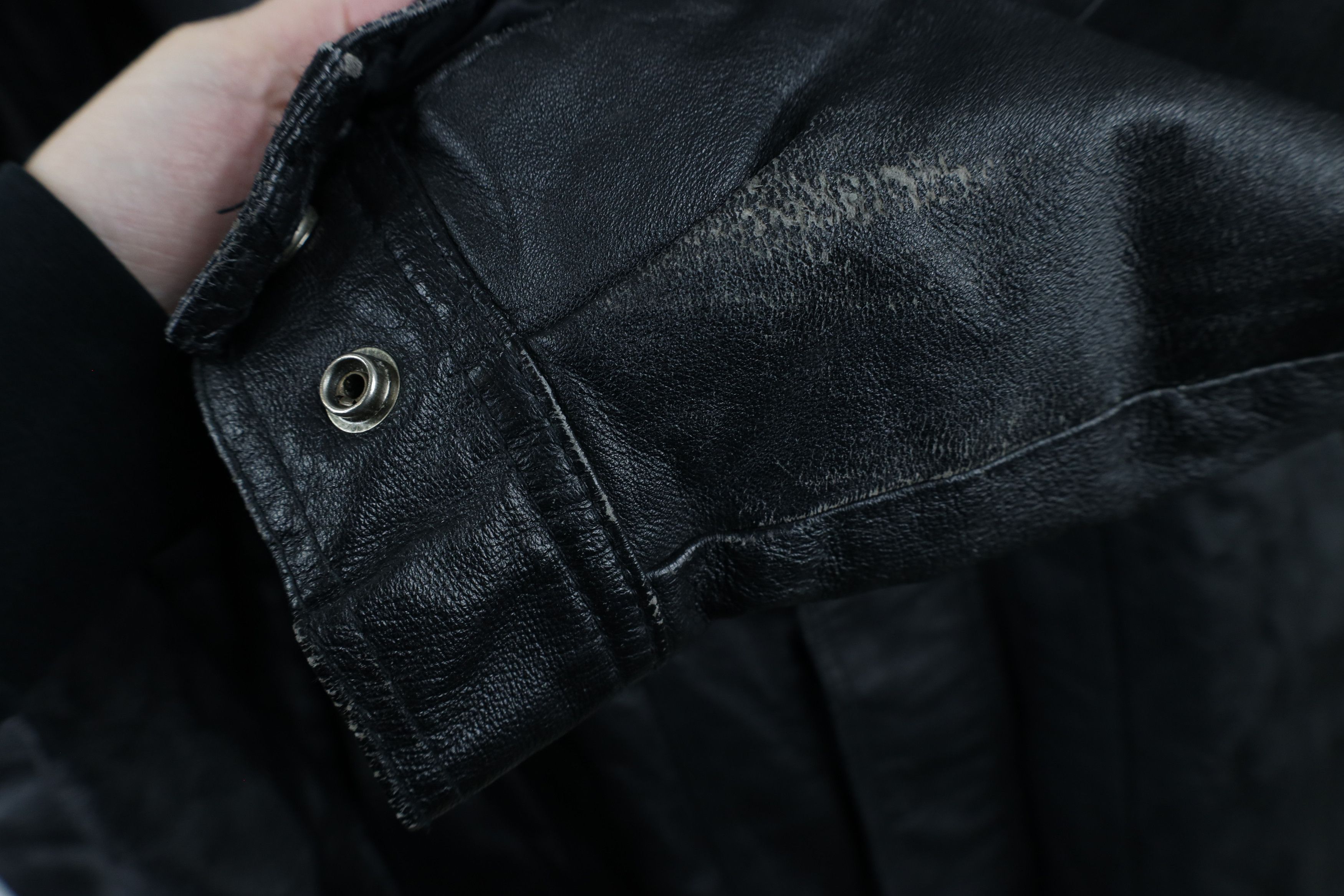 Vintage Vintage 90s Streetwear Full Zip Leather Chore Barn Jacket Size US XXL / EU 58 / 5 - 4 Thumbnail