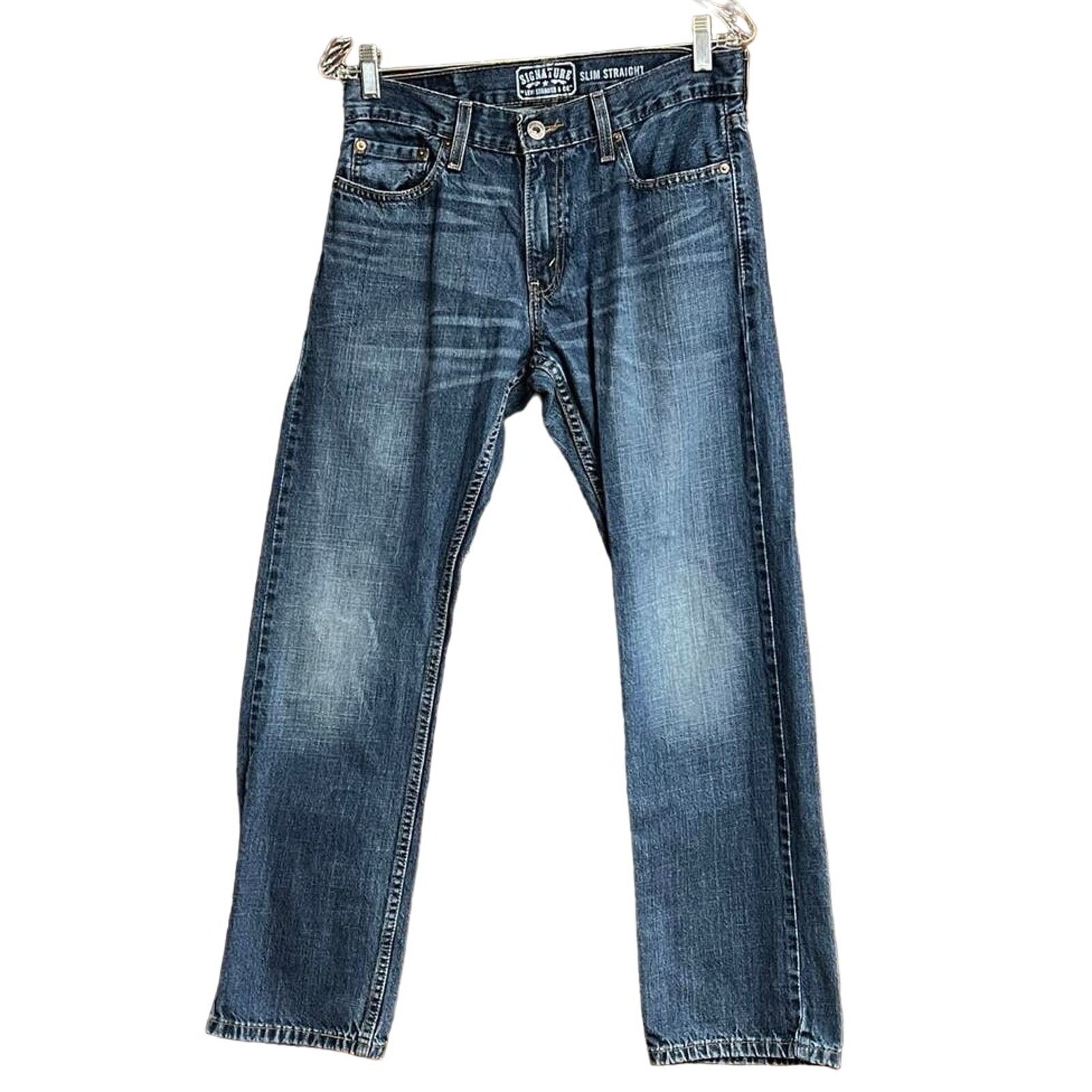 Levi's Levi’s Signature Slim Straight jeans Men’s 30 x 30. Size US 30 / EU 46 - 1 Thumbnail