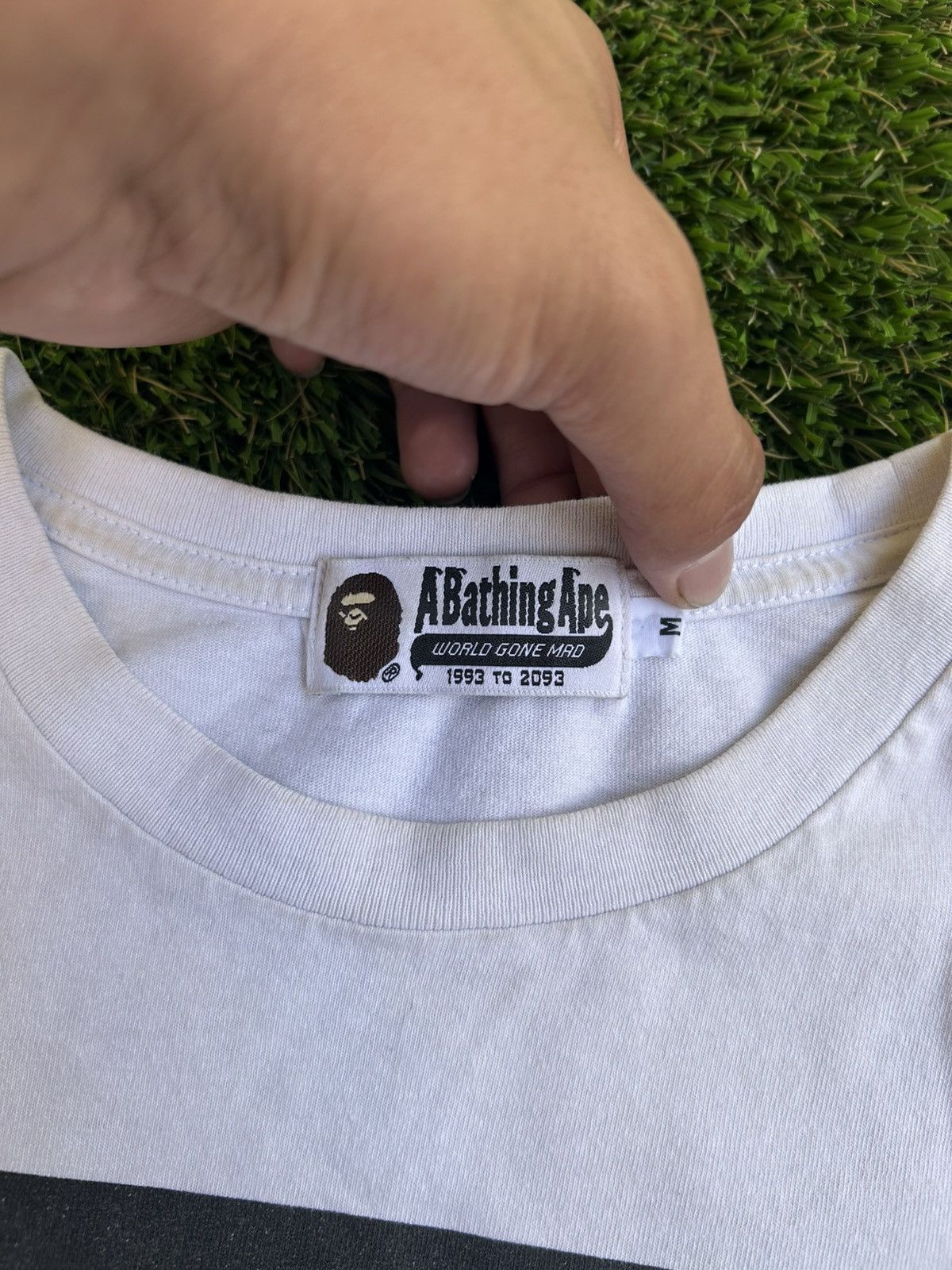 Bape BAPE Square Ape Head White Tee Size US M / EU 48-50 / 2 - 3 Thumbnail