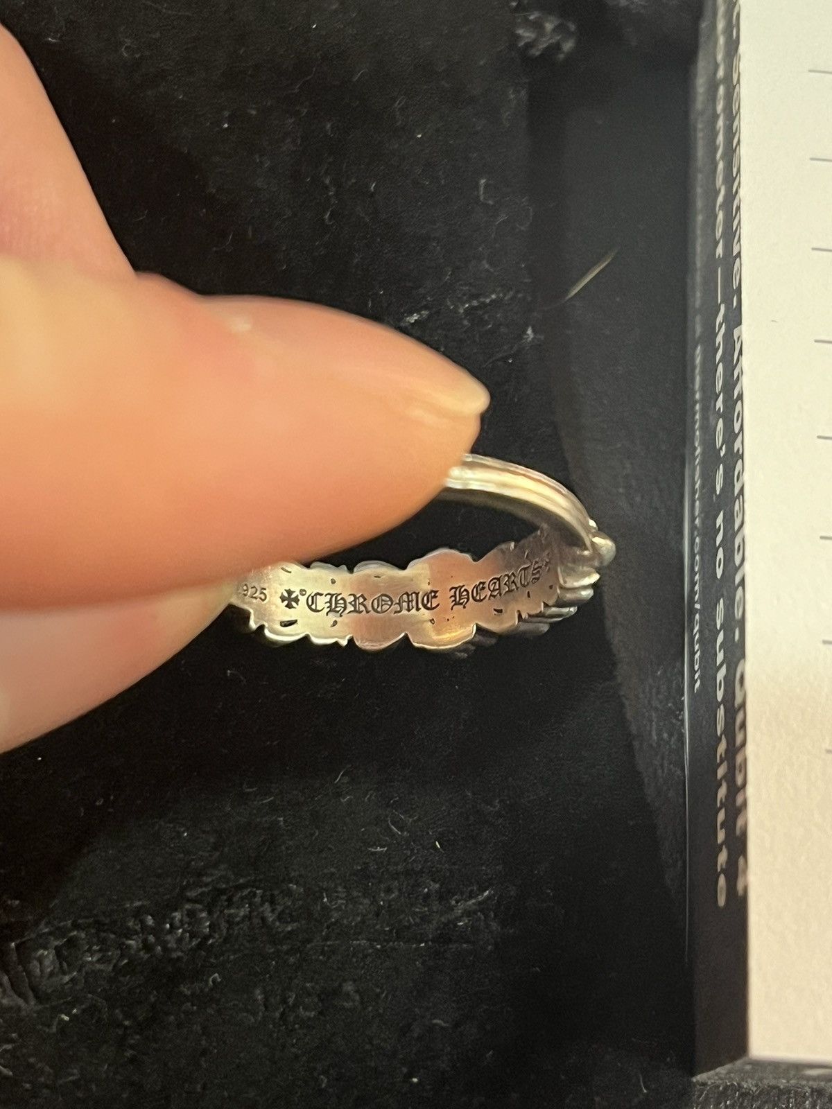 Chrome Hearts Chrome Hearts Floral Cross Ring Size ONE SIZE - 4 Thumbnail