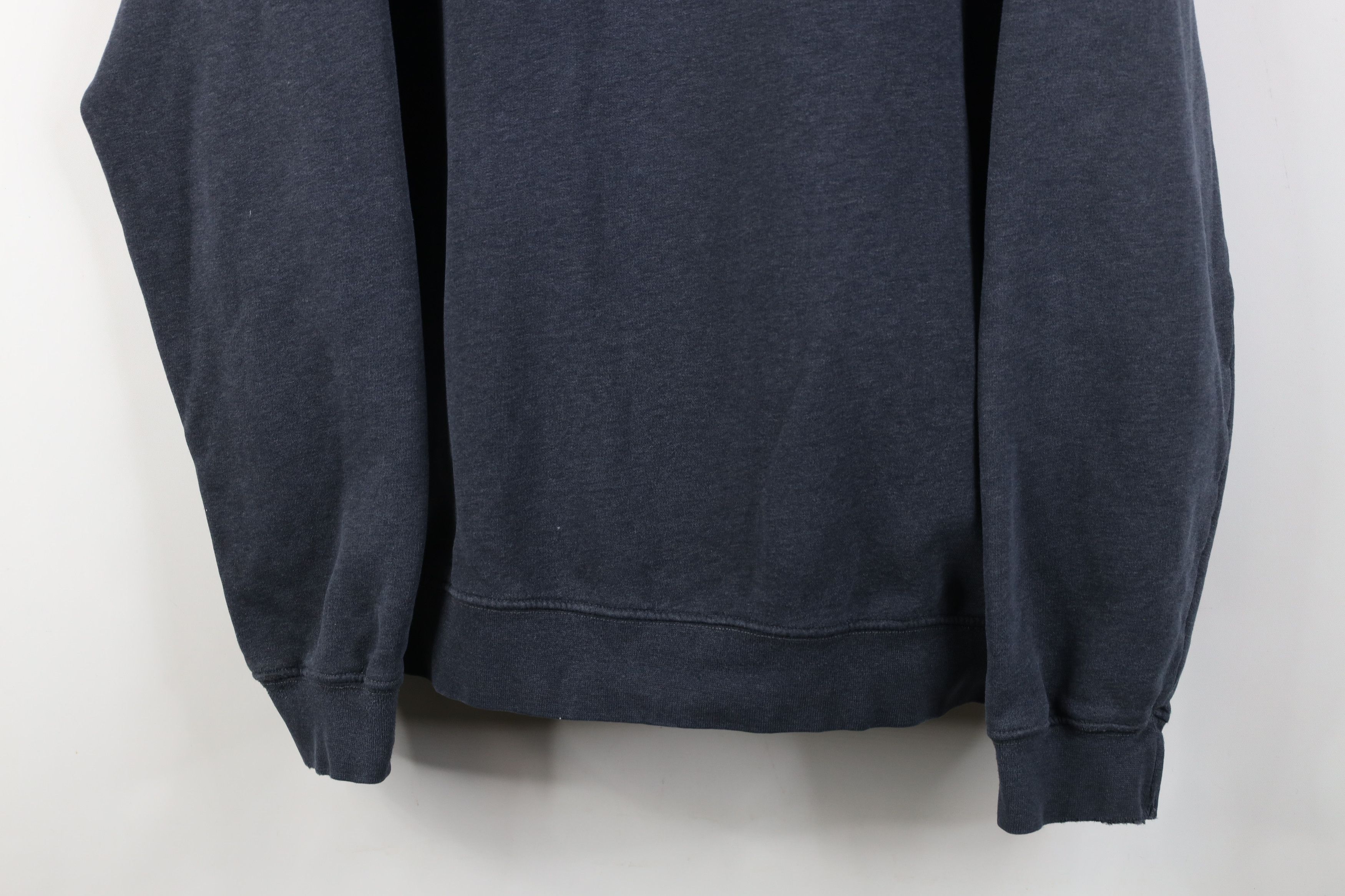 Lands' End Vintage 90s Lands End Faded Blank Crewneck Sweatshirt Blue Size US L / EU 52-54 / 3 - 3 Thumbnail