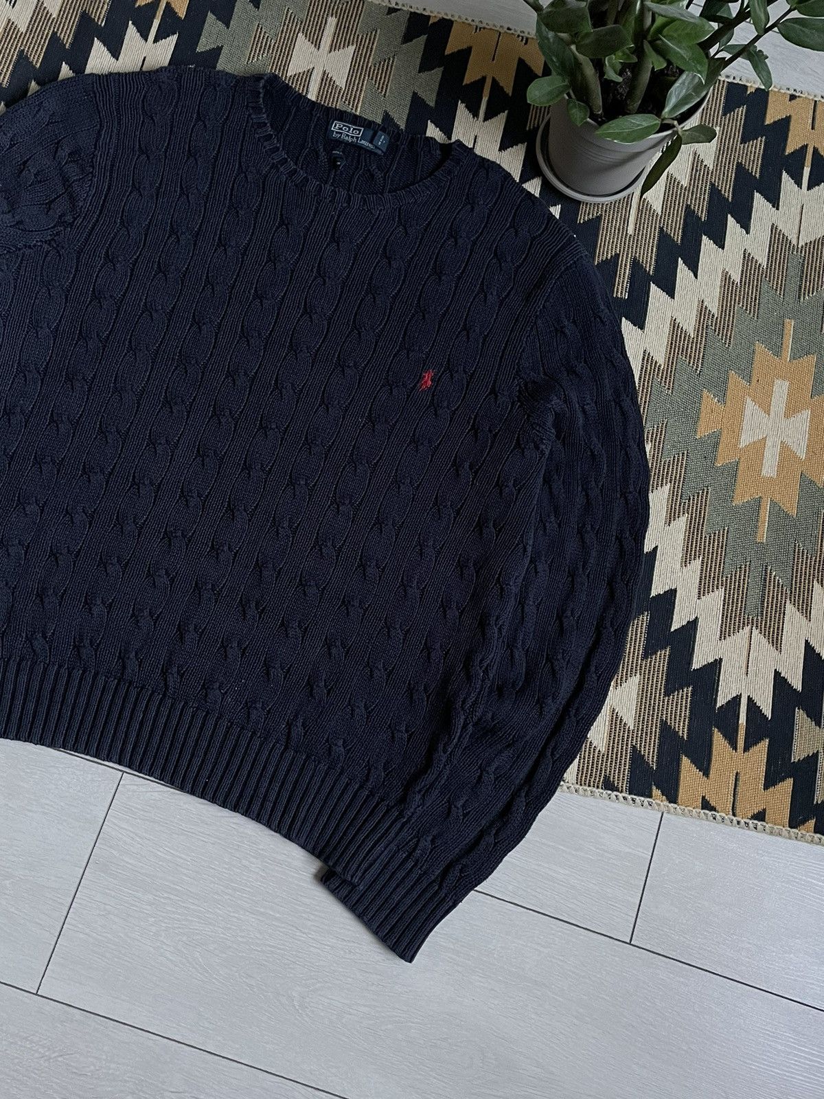 Polo Ralph Lauren × Ralph Lauren × Vintage Vintage 90’s Polo Ralph Lauren Knit Sweater Size US XXL / EU 58 / 5 - 3 Thumbnail