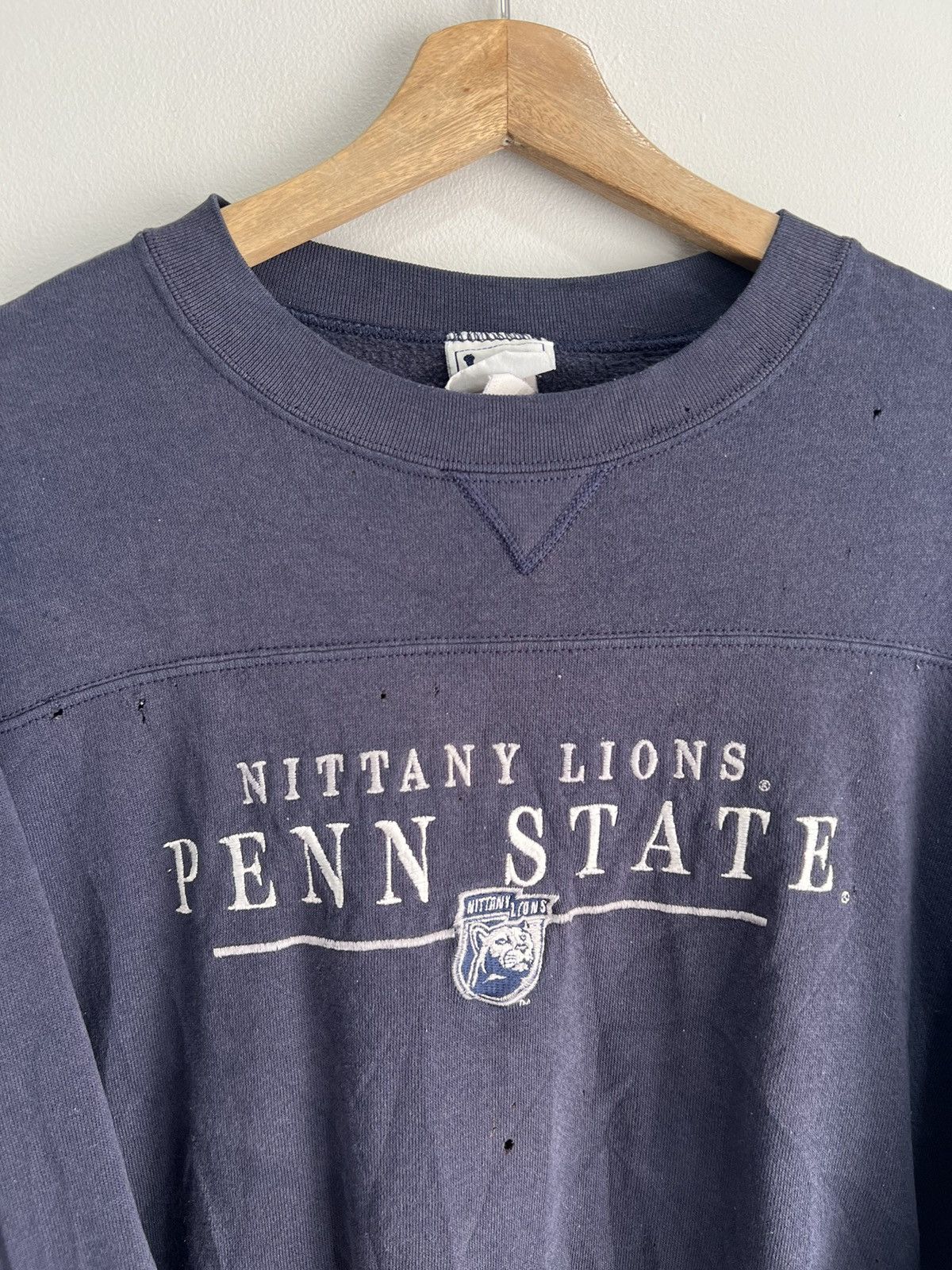 Vintage Vintage Penn State Sweater Thrashed Size US L / EU 52-54 / 3 - 2 Thumbnail