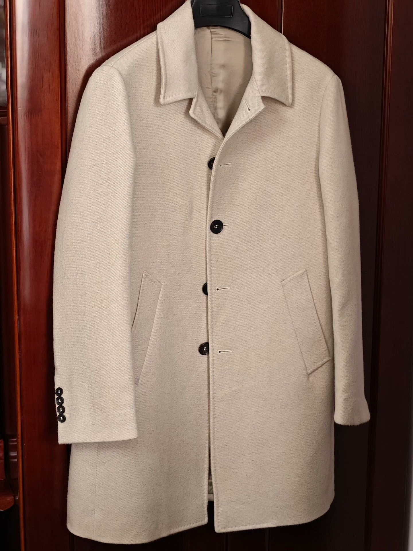 Luciano Barbera Luciano Martina Wool Cashmere Overcoat Size US M / EU 48-50 / 2 - 1 Thumbnail
