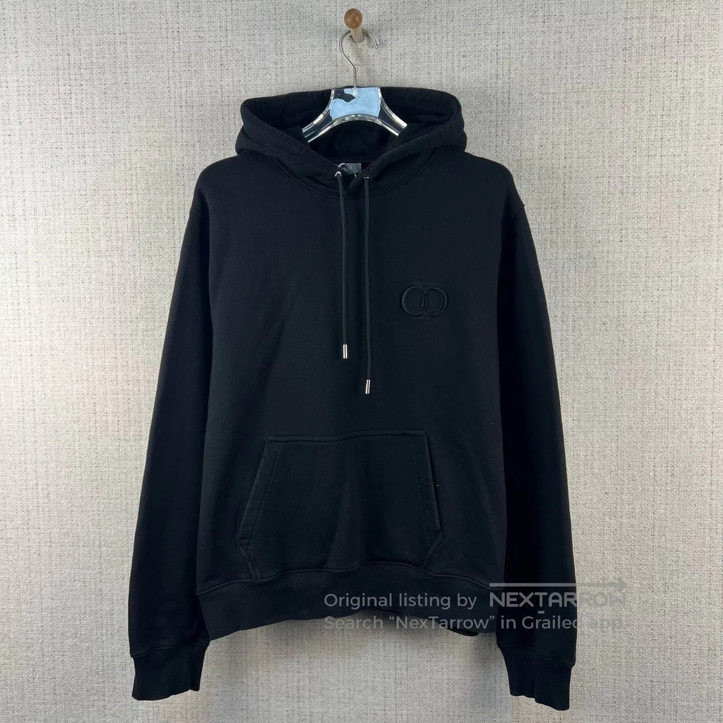 Dior DIOR CD Logo Jersey Hooded Sweatshirt. Size US XXL / EU 58 / 5 - 1 Thumbnail