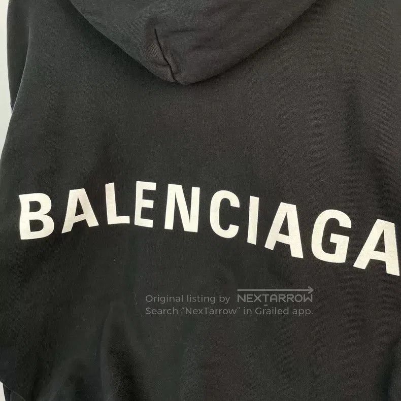 Balenciaga Balenciaga Black Hoodie Size US M / EU 48-50 / 2 - 3 Thumbnail