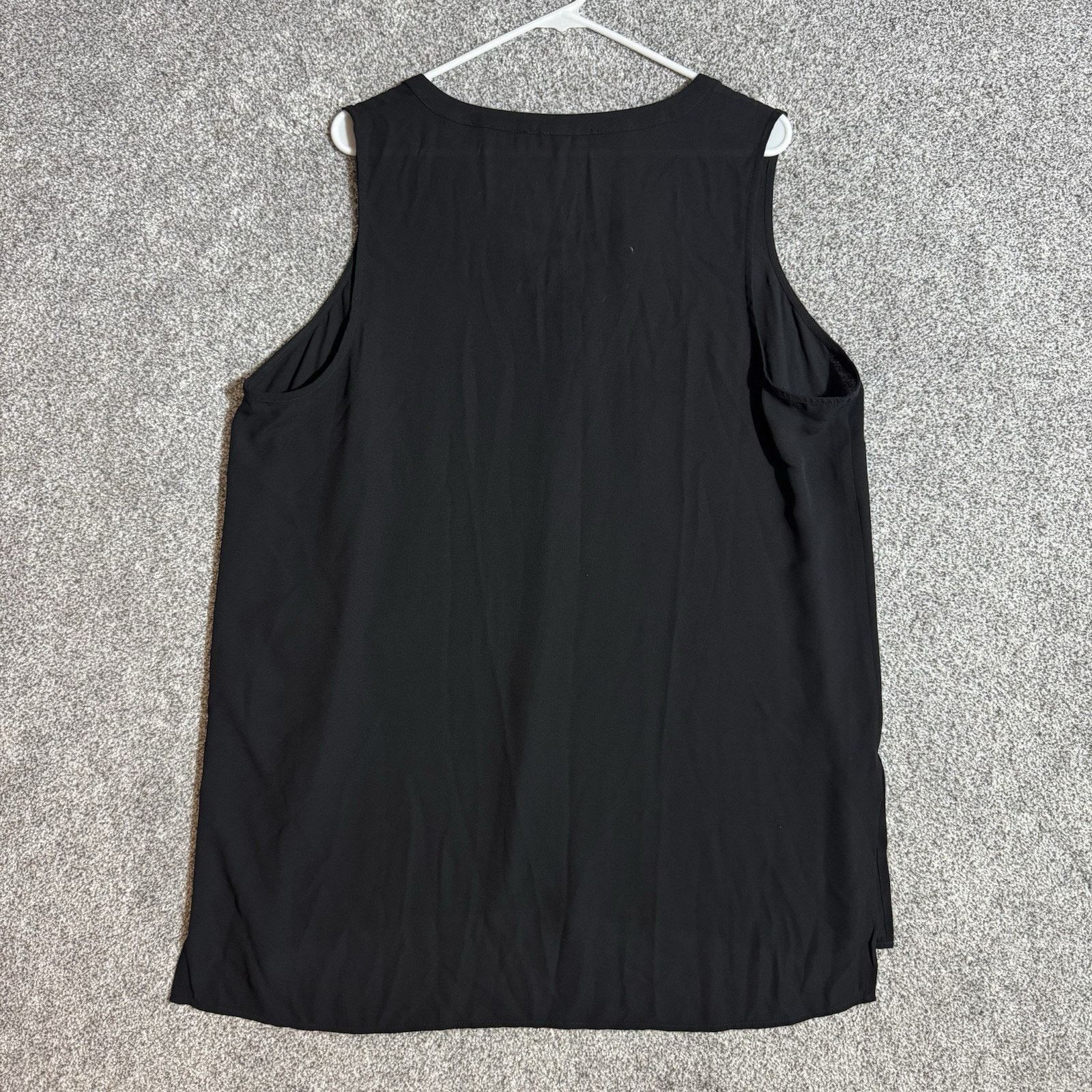 Other Tunic Top Womens 1X Plus Lace Up Grommet Sheer Gothic Grunge Size XL / US 12-14 / IT 48-50 - 2 Thumbnail