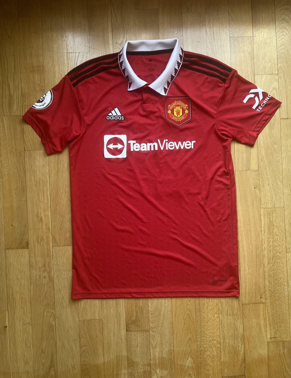 Adidas 2022 Manchester United Adidas Soccer Jersey 27 Weghorst Size US M / EU 48-50 / 2 - 1 Thumbnail
