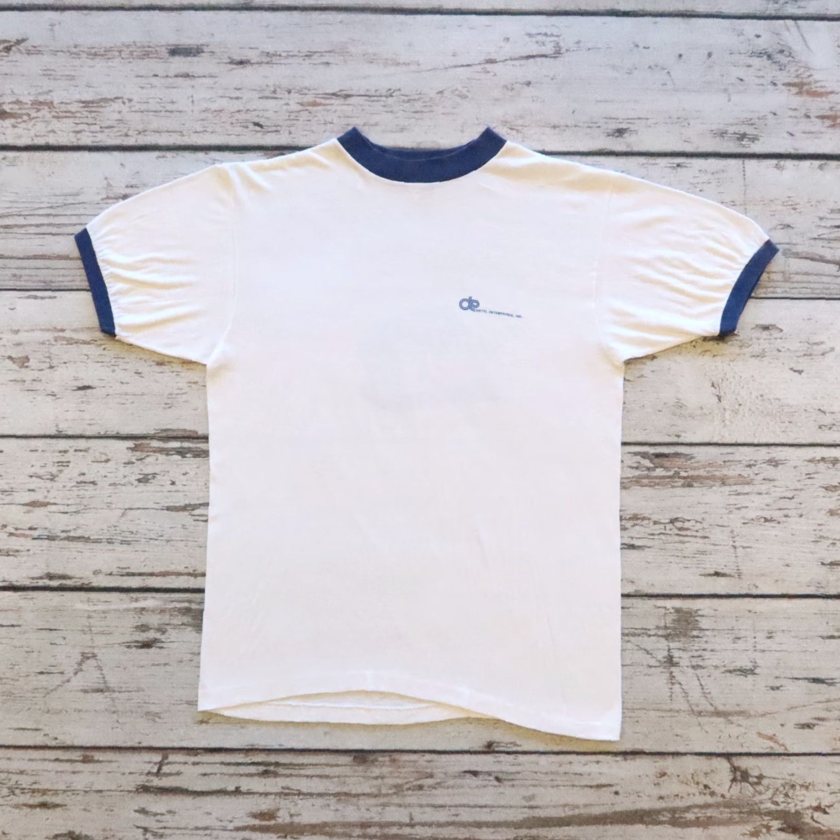 Vintage VINTAGE Bantam T-Shirt Men L White BMWACA Willow Springs Nurburgring West Ringer Tshirt Dietel Enterprise Size US L / EU 52-54 / 3 - 3 Thumbnail