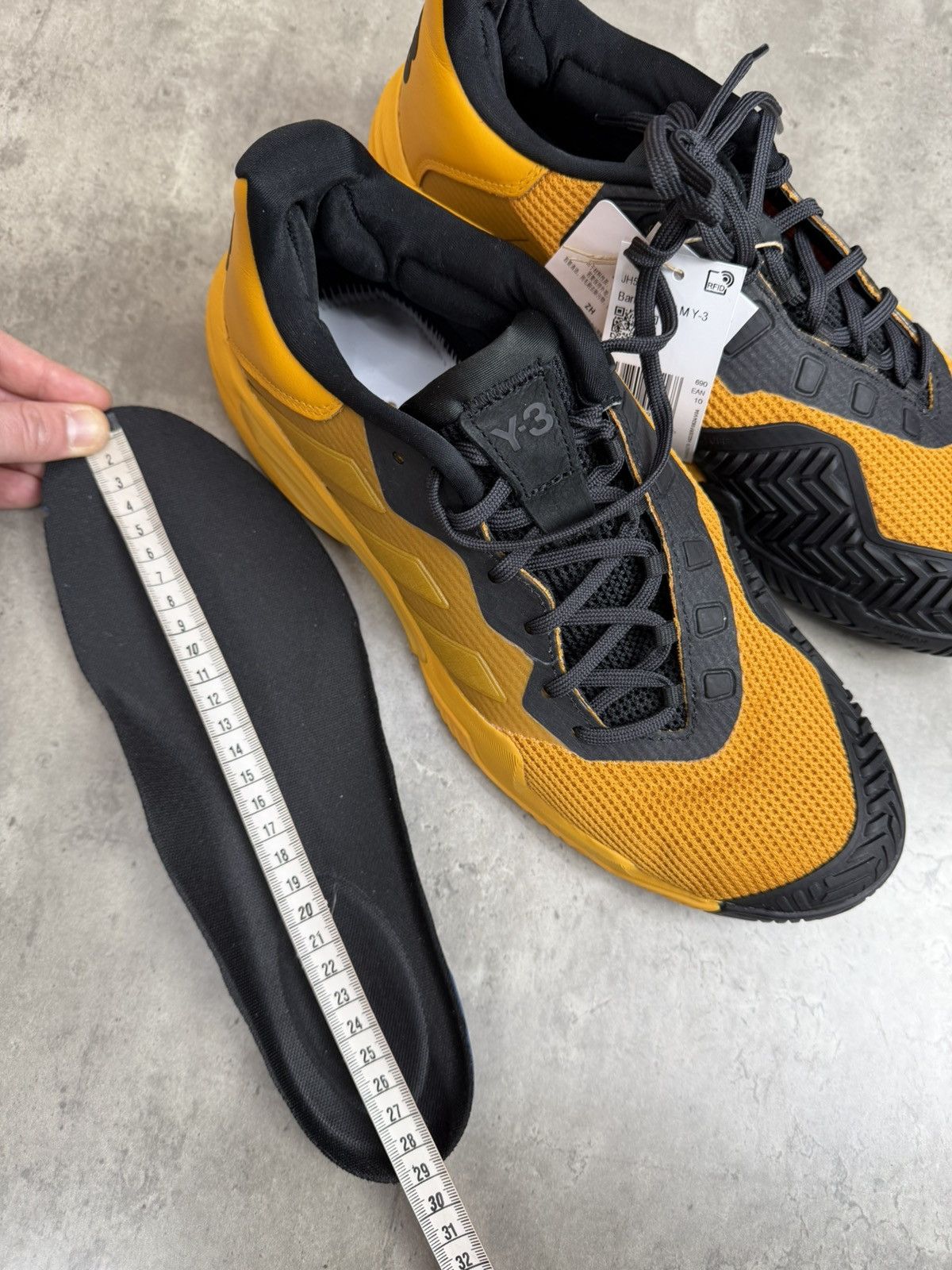 Y-3 Adidas Y-3 Yohji Yamamoto Barricade 13 Tennis Shoes US 10.5 Size US 10.5 / EU 43-44 - 10 Thumbnail