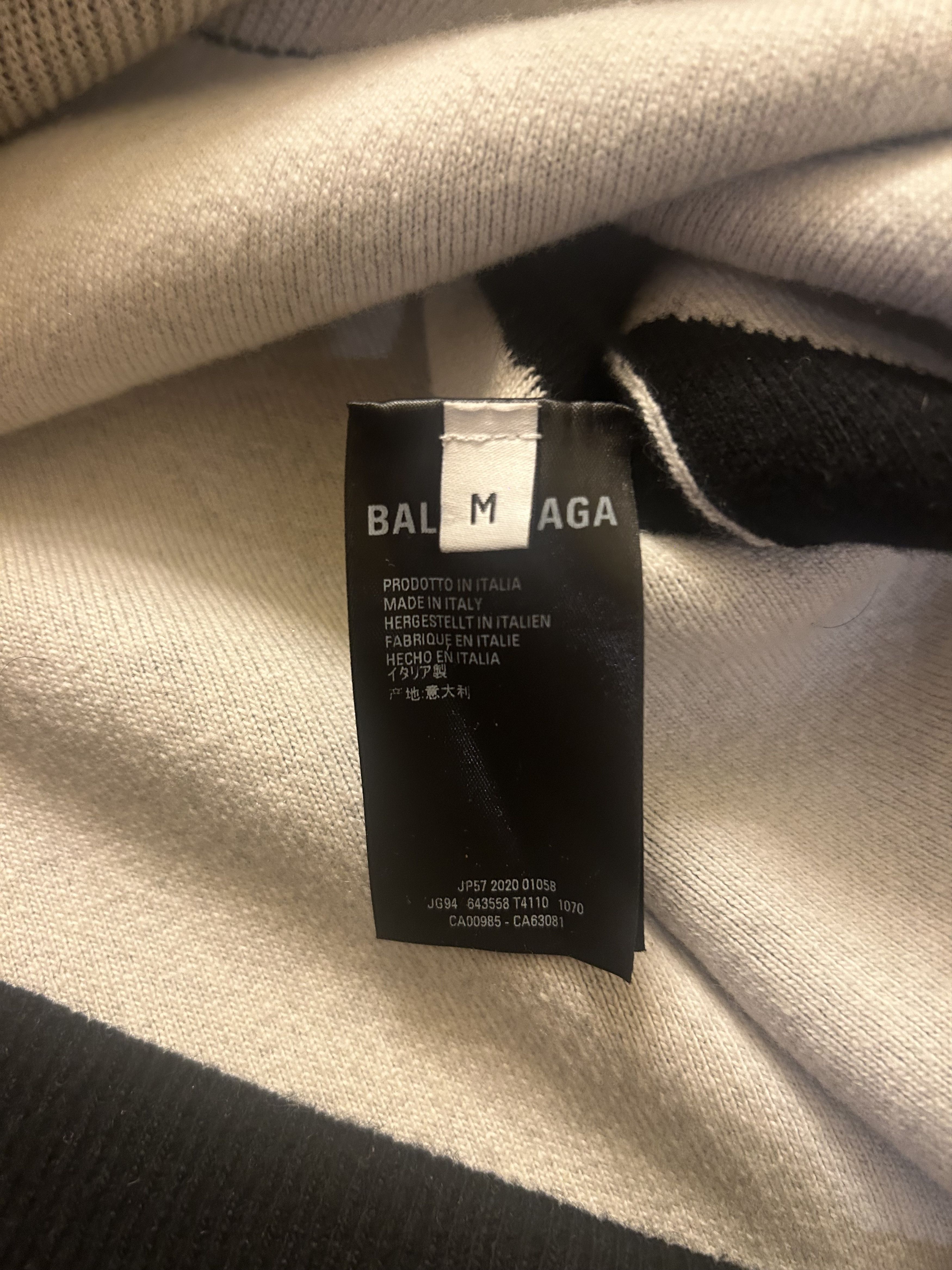 Balenciaga Logo Football Kit Turtle Neck Sweater Size US M / EU 48-50 / 2 - 10 Thumbnail