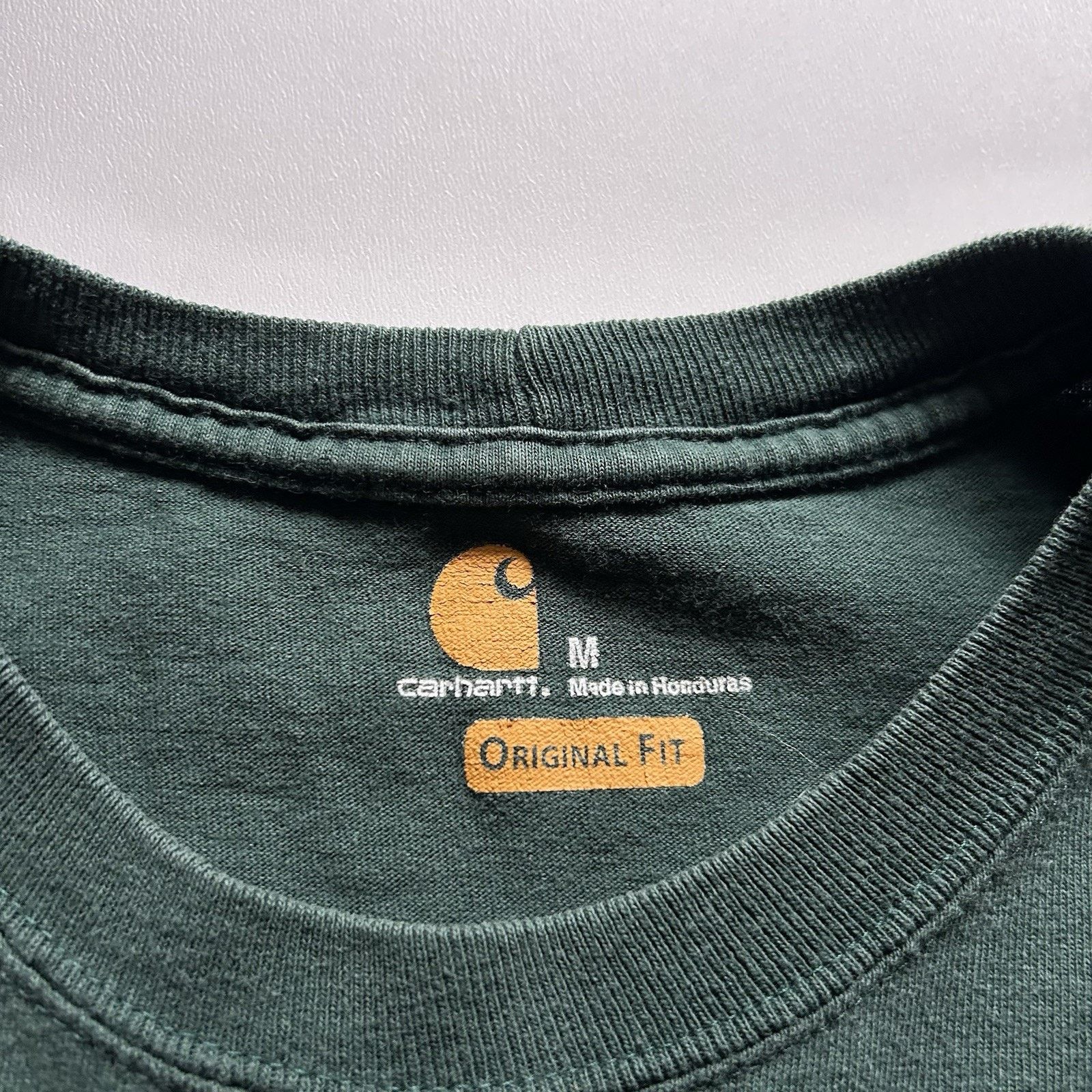 Carhartt Vintage Y2K Carhartt Pocket T Shirt Medium Faded Green Rare Size US M / EU 48-50 / 2 - 3 Thumbnail