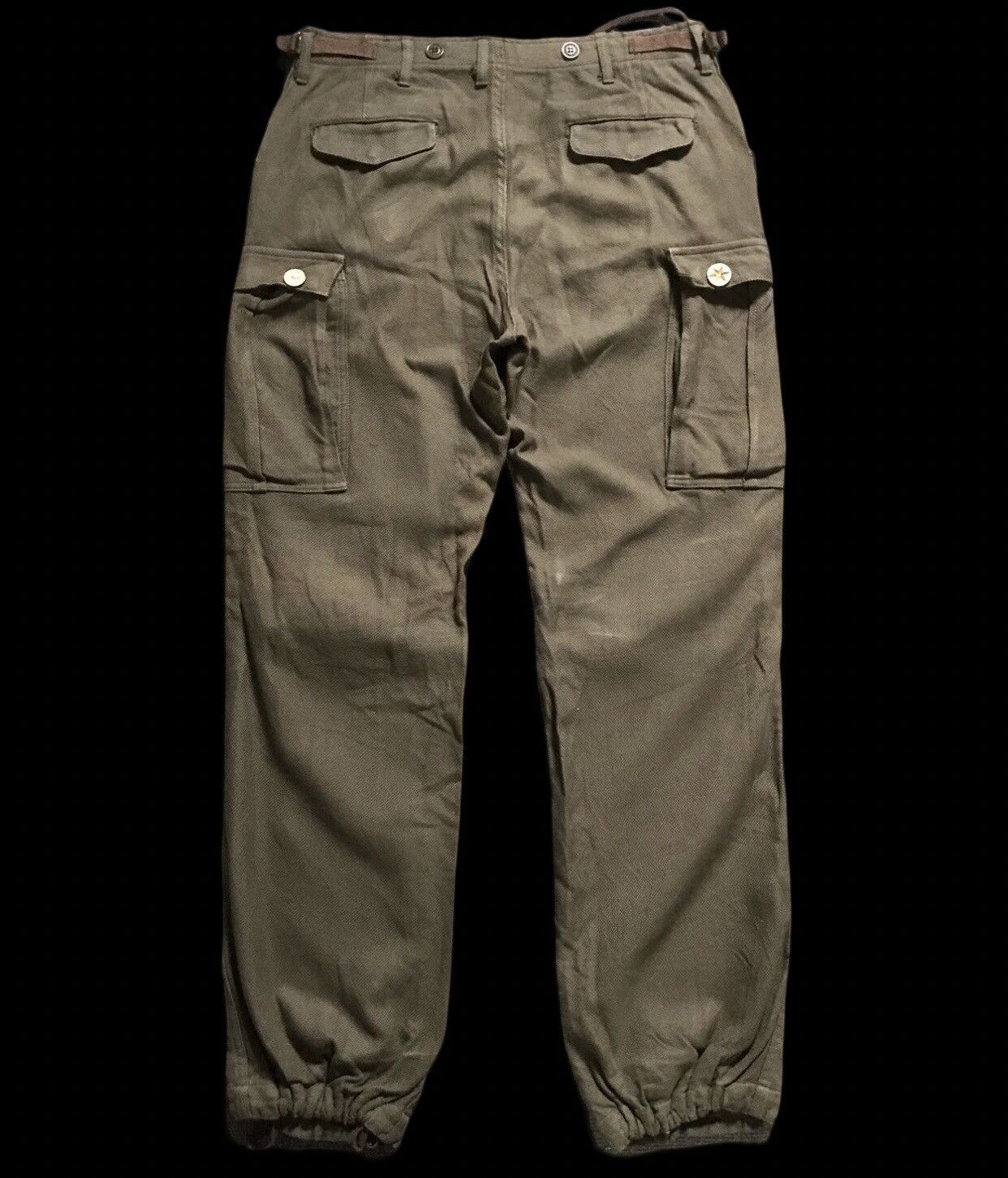 CP225 Adam Et Rope Japan M65 Military Linen Cargo Pant