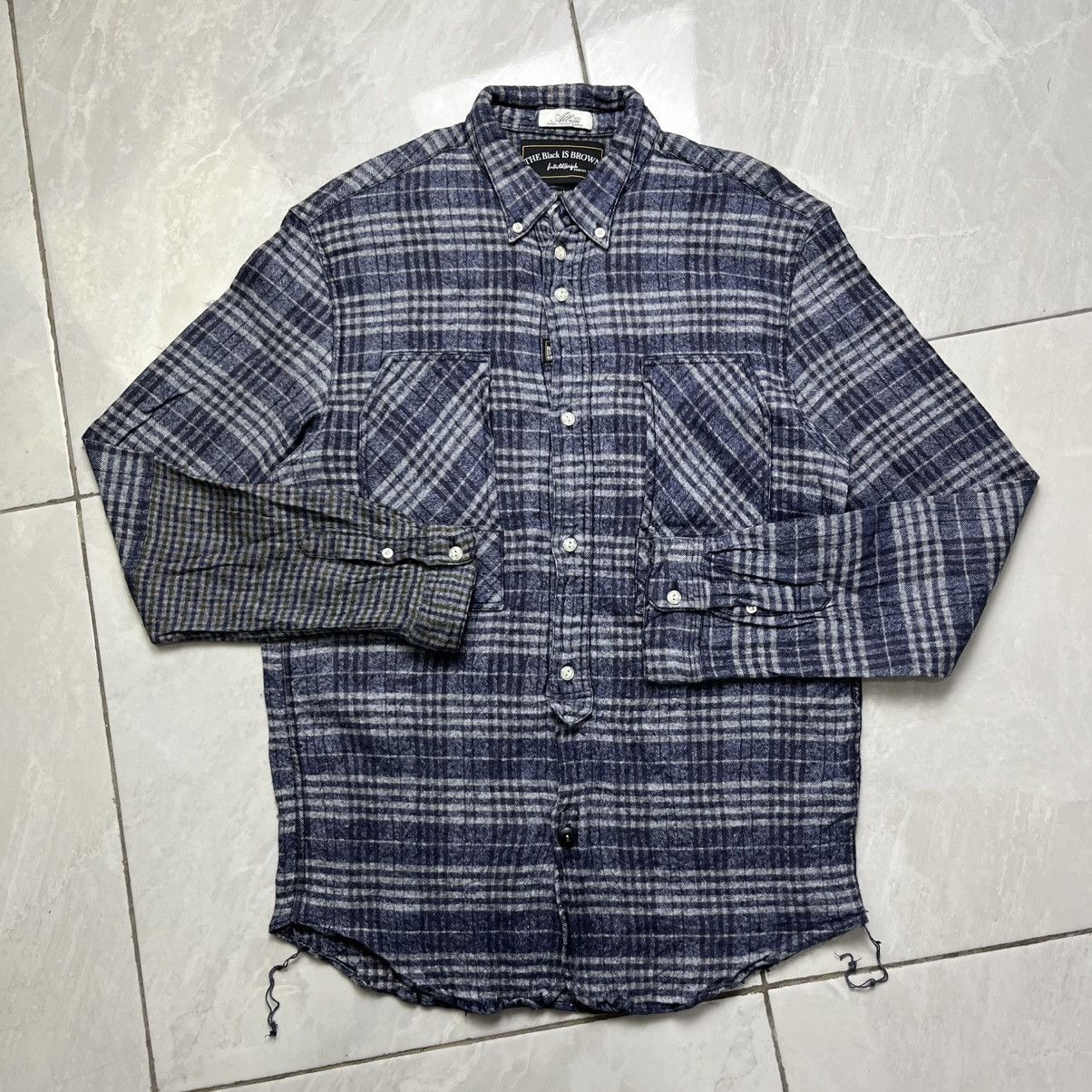 Blue Blue Japan The black is brown albini best cotton flannel shirt Size US M / EU 48-50 / 2 - 7 Thumbnail