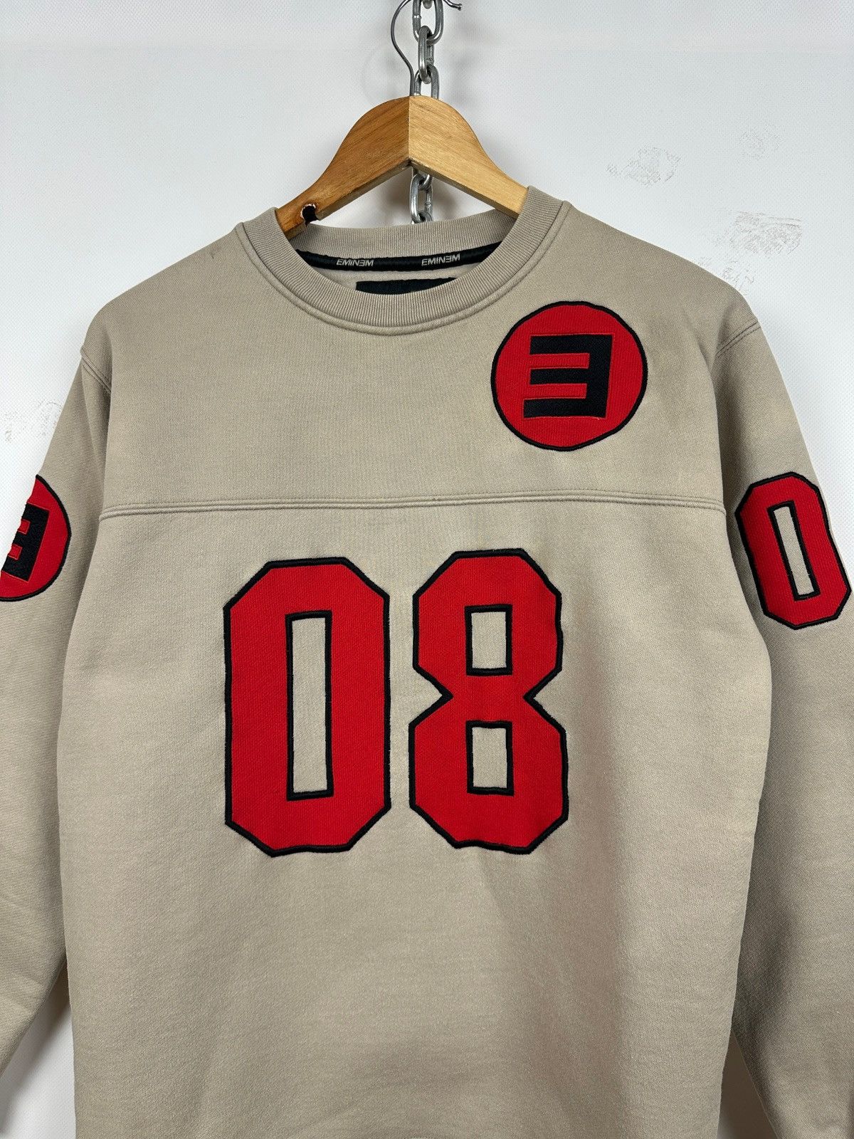 Eminem Vintage Eminem 08 Slim Shady Beige Sweatshirt Size US S / EU 44-46 / 1 - 5 Thumbnail