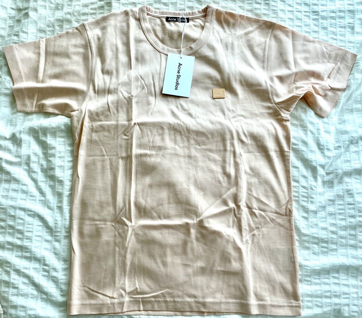 Acne Studios Acne Studios Pink Nash Face T-Shirt Tee Size US M / EU 48-50 / 2 - 2 Thumbnail