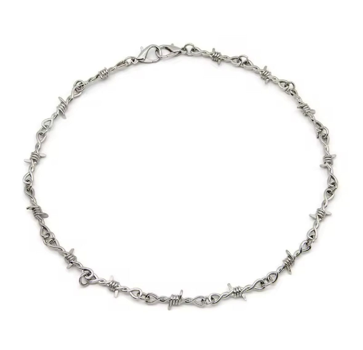 Other Barbed wire Silver chain Size ONE SIZE - 4 Thumbnail