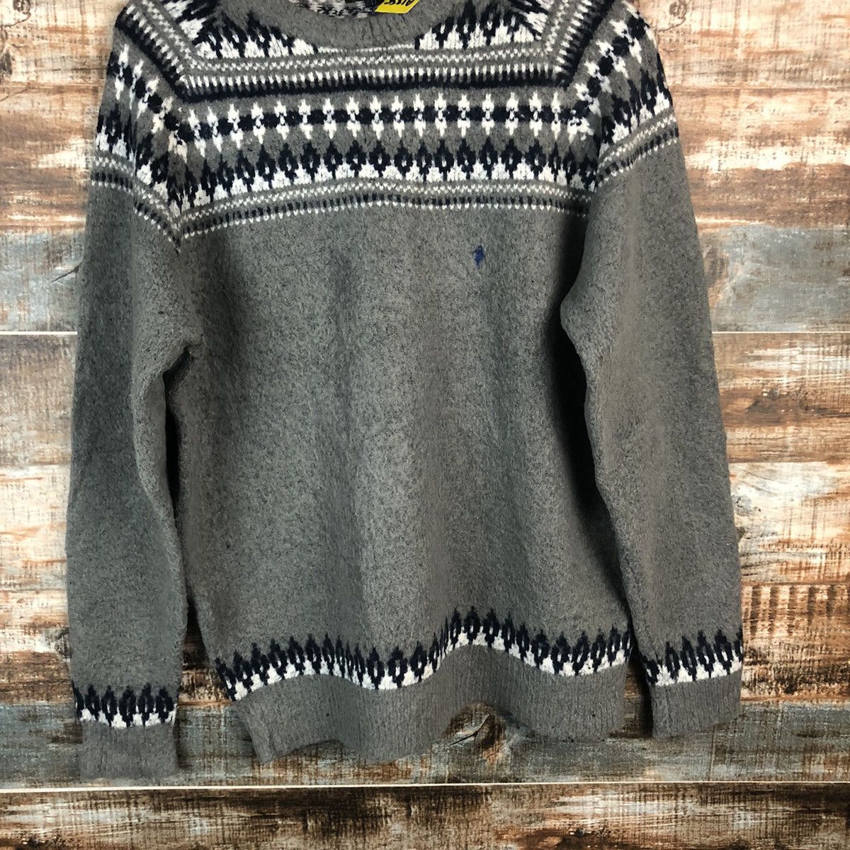 Japanese Brand Steccel Grey vintage Knitwear #A1855 Size M / US 6-8 / IT 42-44 - 6 Thumbnail
