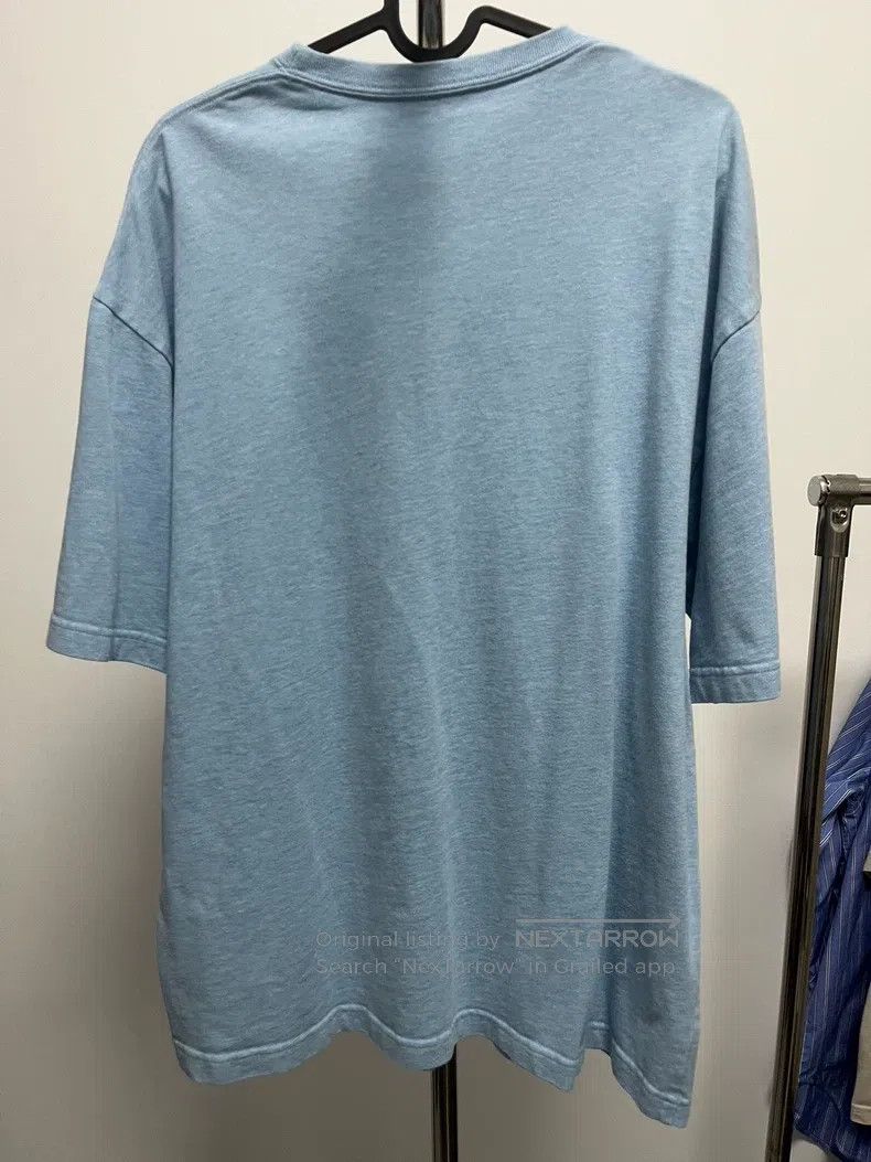 Balenciaga Balenciaga Misty Blue Buckle Short-Sleeve T-Shirt Size US M / EU 48-50 / 2 - 2 Thumbnail