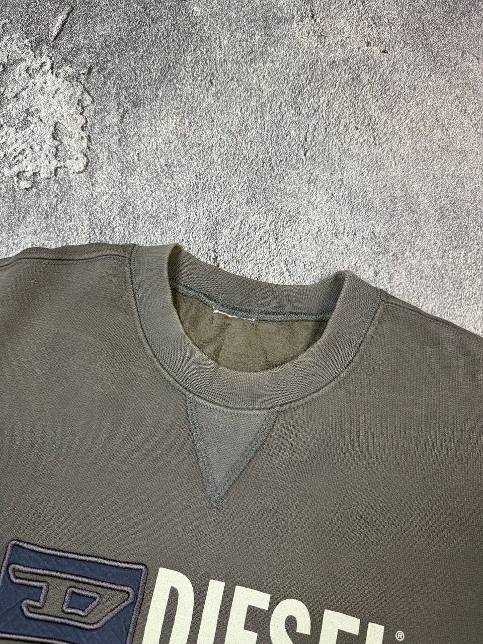 Diesel Y2K Diesel Sunfaded Distressed 2000s Sweatshirt Grunge Size US M / EU 48-50 / 2 - 5 Thumbnail