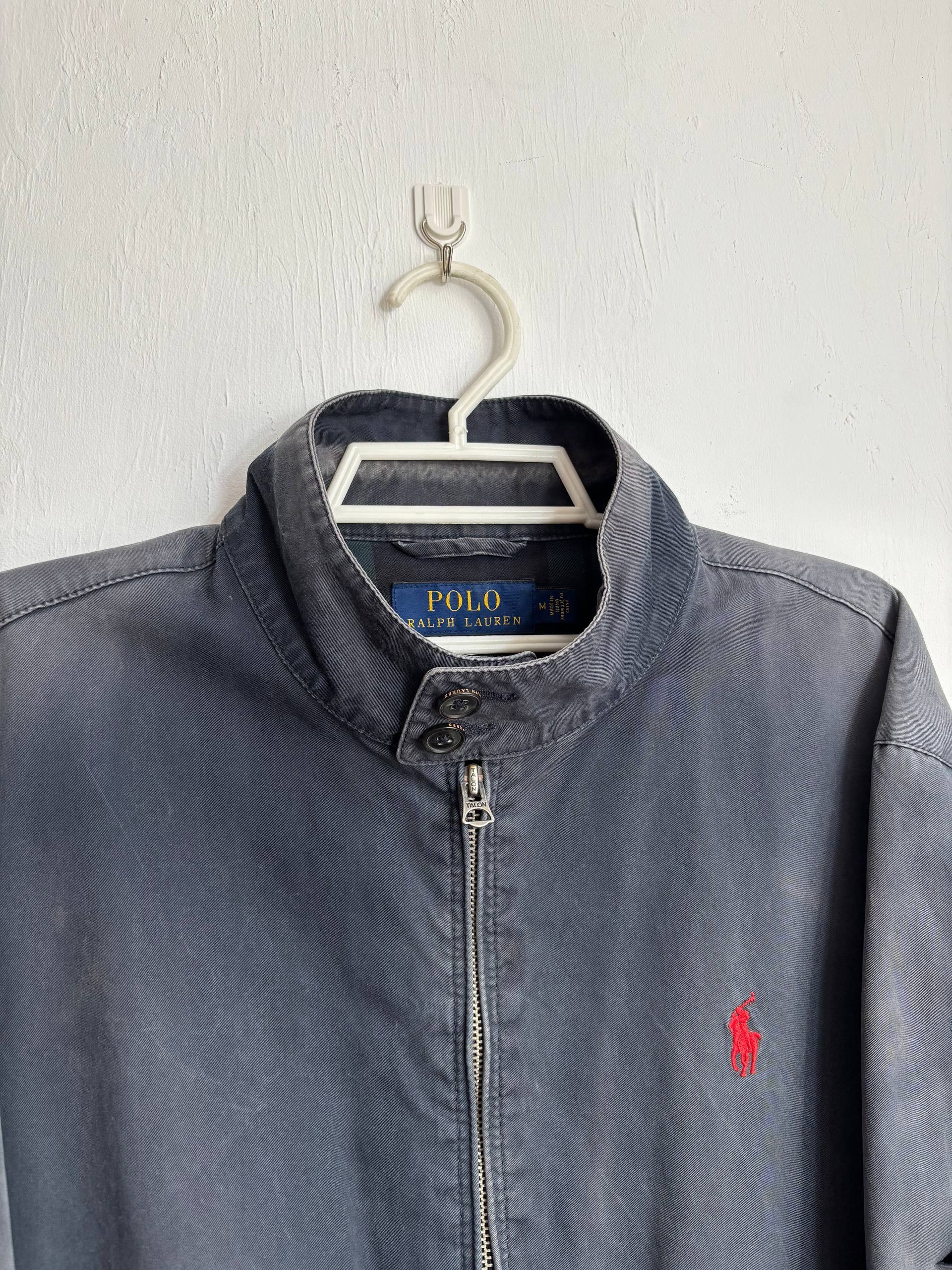 Polo Ralph Lauren 1 of 1 Polo Ralph Lauren Distressed Sun Fade Bomber Jacket Size US L / EU 52-54 / 3 - 3 Thumbnail