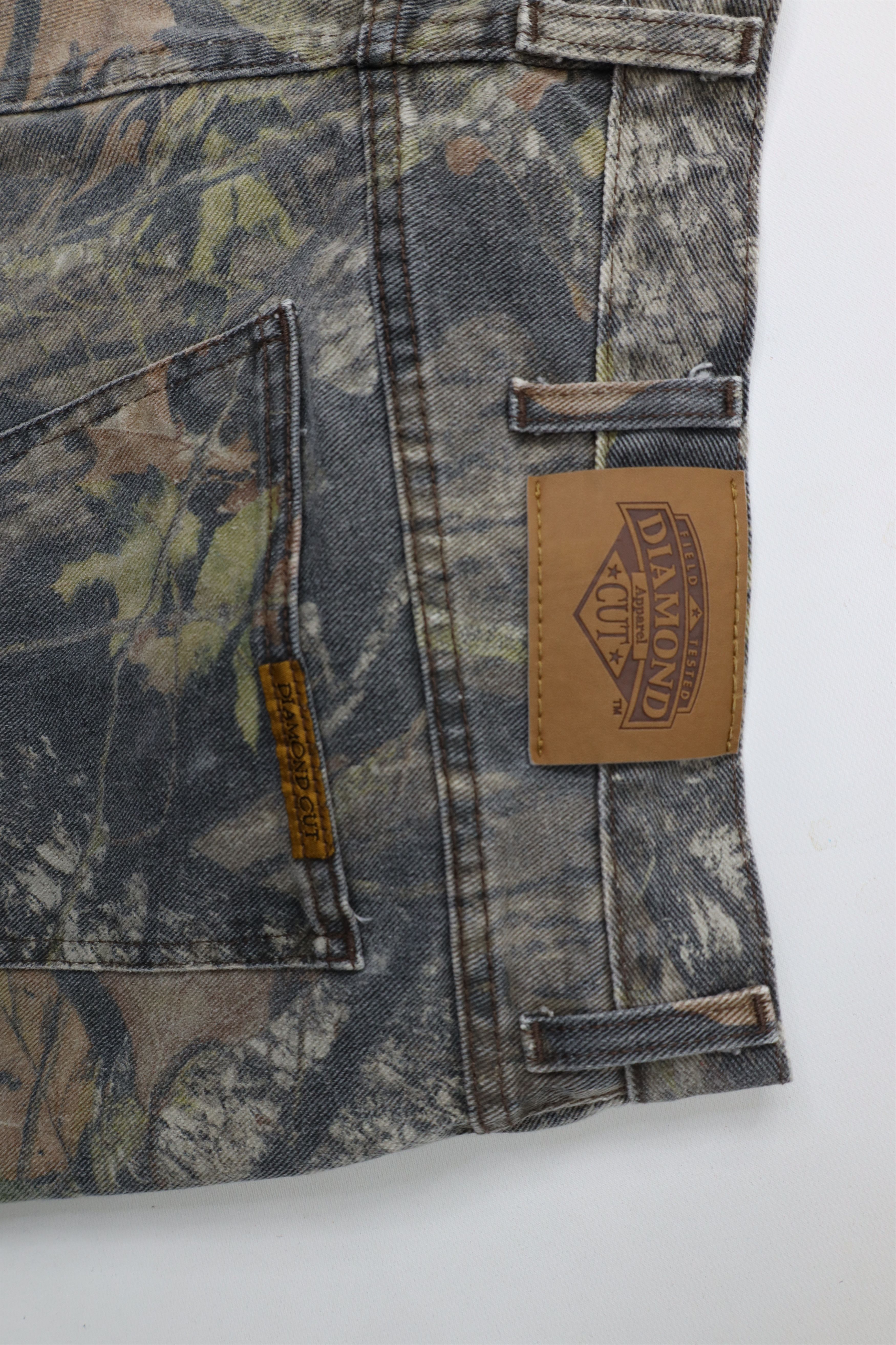 Vintage Vintage 90s Streetwear Camouflage Wide Leg Denim Jeans Size US 42 / EU 58 - 13 Thumbnail