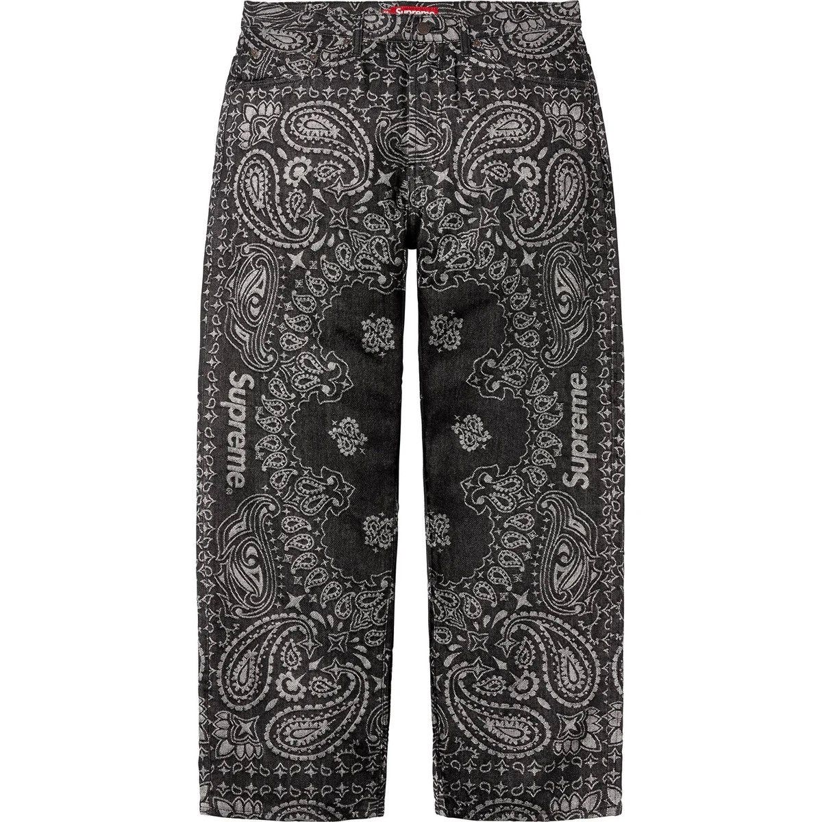 Supreme Supreme Bandana Jacquard Baggy Jean Size US 34 / EU 50 - 4 Thumbnail