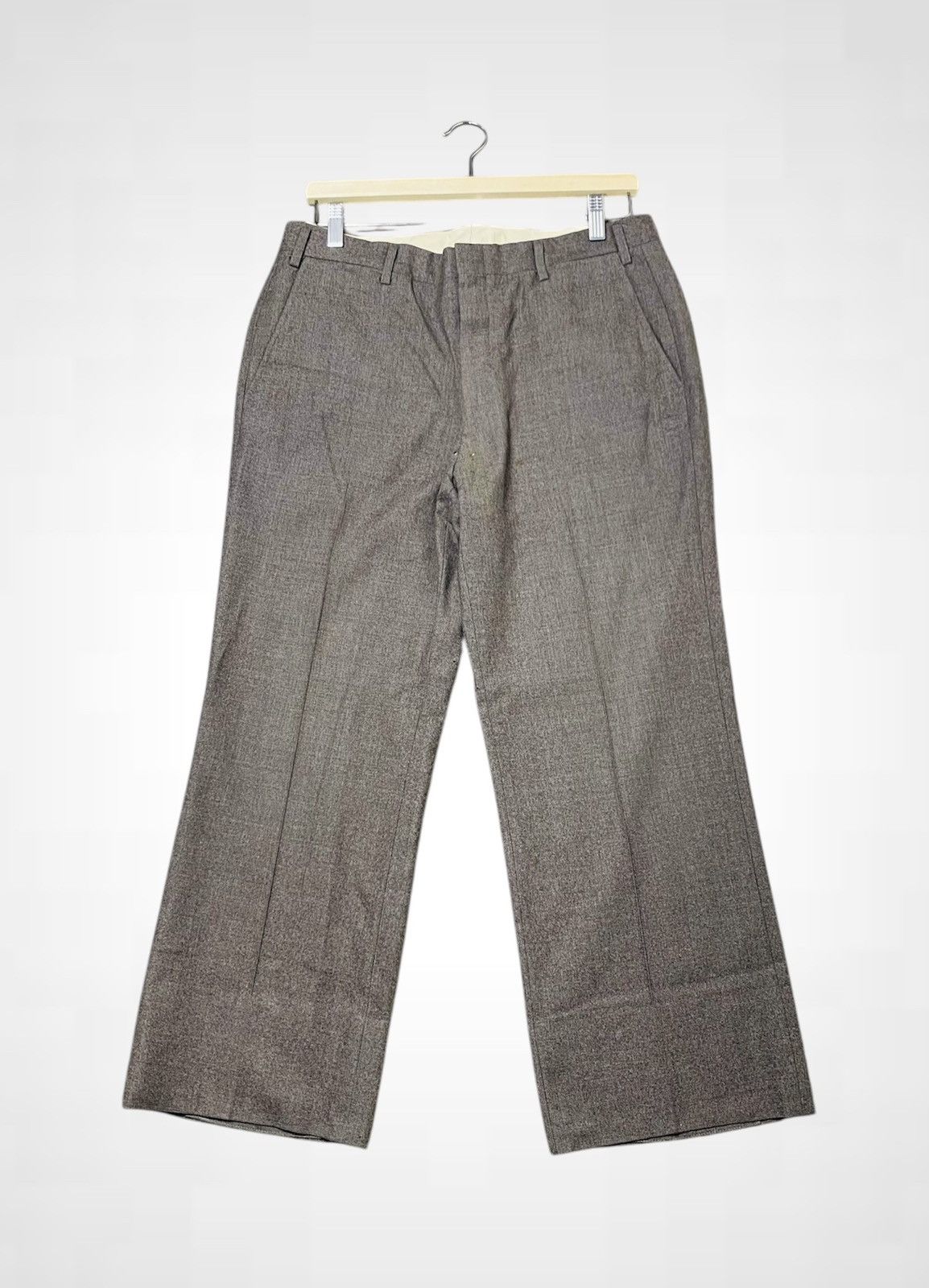 Burberry Vintage 90a Burberry Wool Pants Size US 33 - 1 Thumbnail