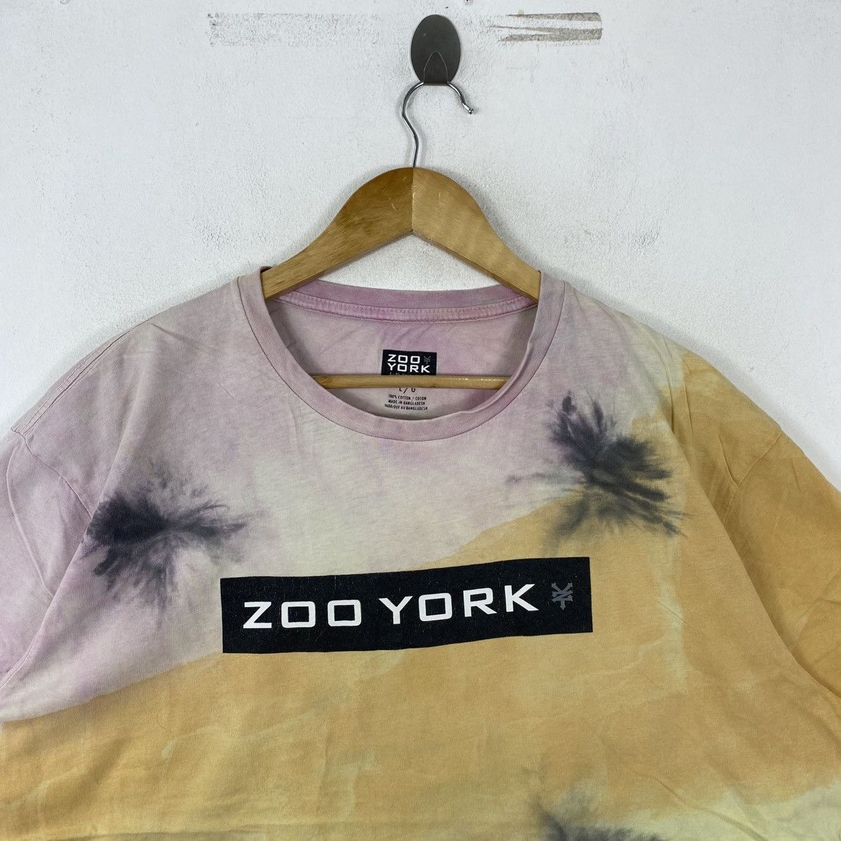 Zoo York Zoo York Tie Dye Spellout T-Shirt Vintage Skate Summer Large Size US L / EU 52-54 / 3 - 4 Thumbnail
