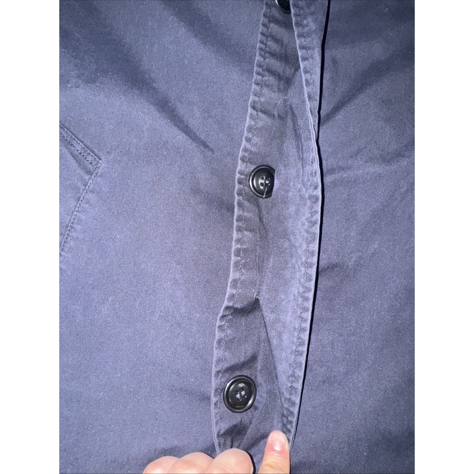 Vintage Vintage Military Trench Coat Blue Overcoat Large Size US L / EU 52-54 / 3 - 3 Thumbnail