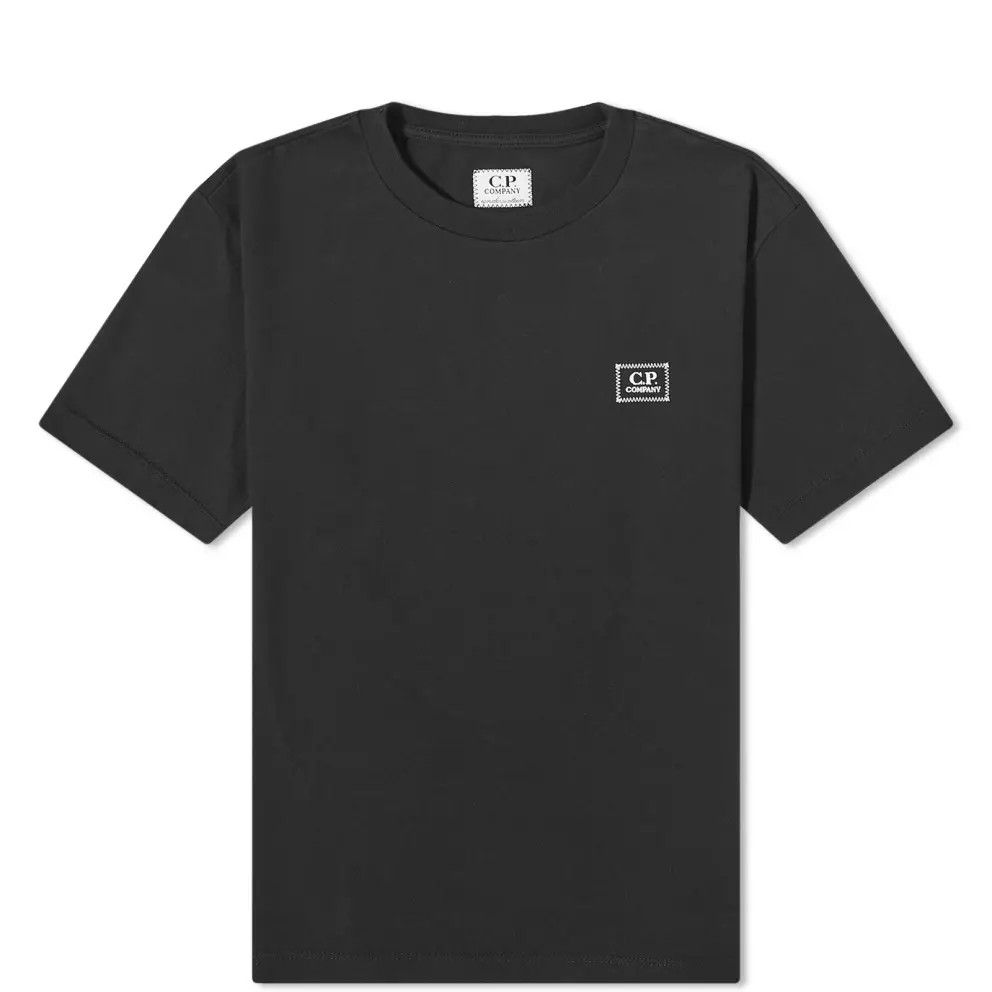 C.P. Company o1y1224 Logo Crewneck T-Shirt in Black Size US S / EU 44-46 / 1 - 1 Thumbnail