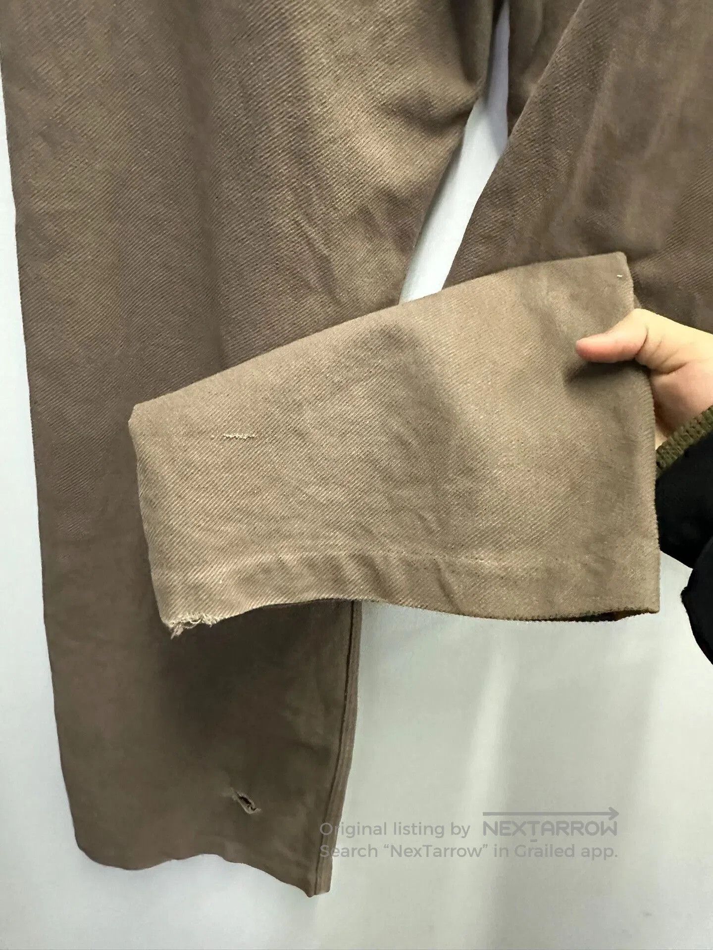 Rick Owens Rick Owens Brown Geth Denim Pants 24FW. Size US 29 - 4 Thumbnail