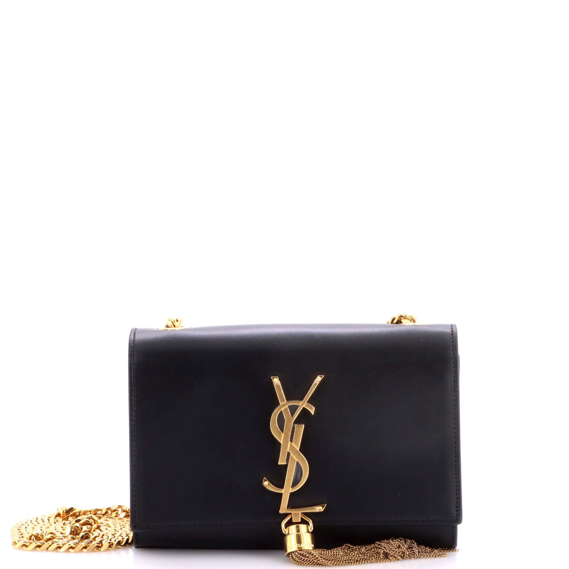 Saint Laurent Paris Classic Monogram Tassel Crossbody Bag Size ONE SIZE - 1 Thumbnail