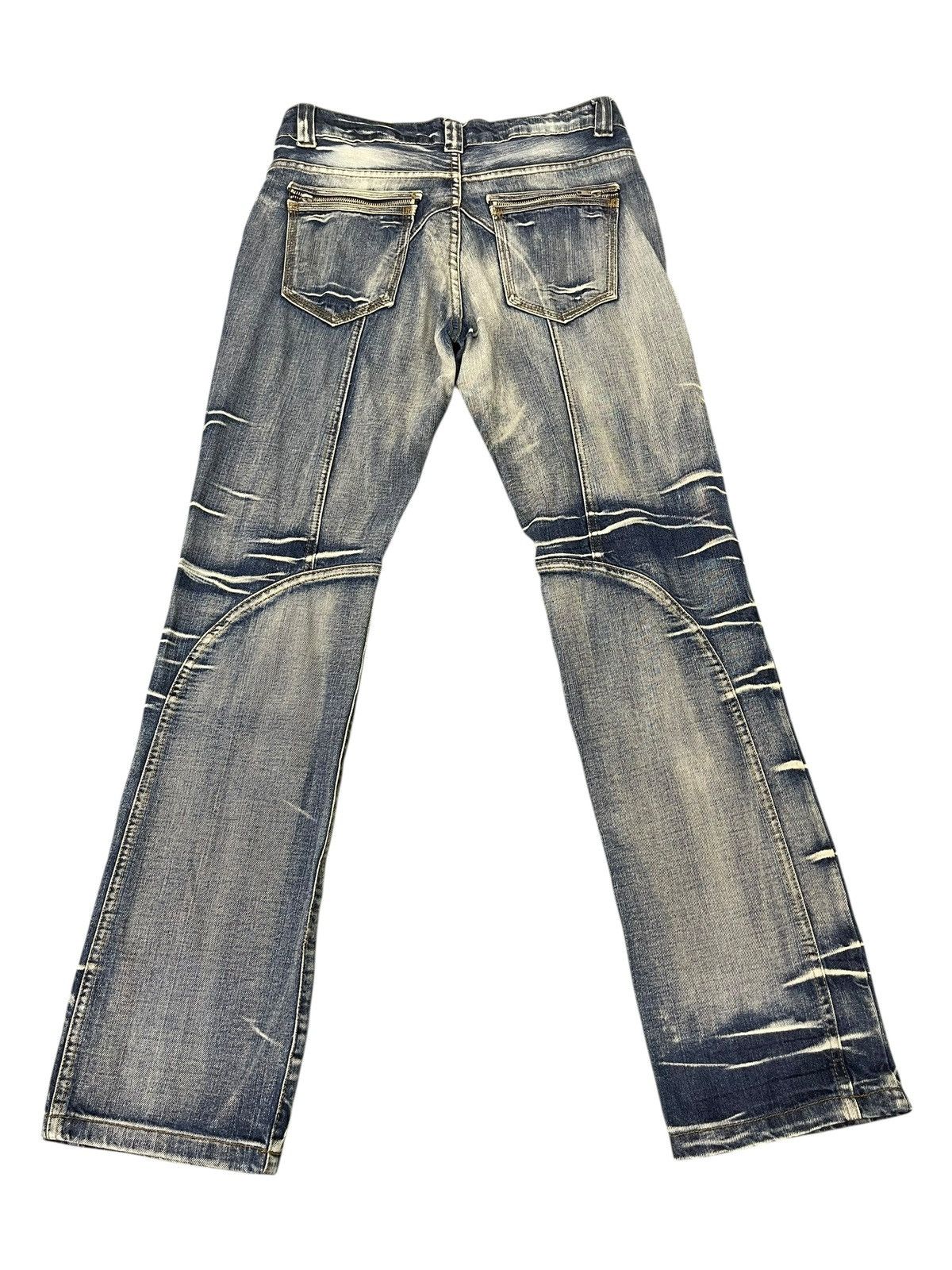 Hysteric Glamour Slim Jeans Unknow Japan Faded Acid Washed 2🟦0 Size US 33 - 8 Thumbnail