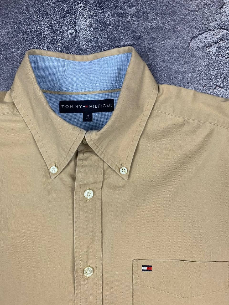 Tommy Hilfiger Tommy Hilfiger Men’s Beige Button Down Shirt Elbow Patches Size US M / EU 48-50 / 2 - 10 Thumbnail