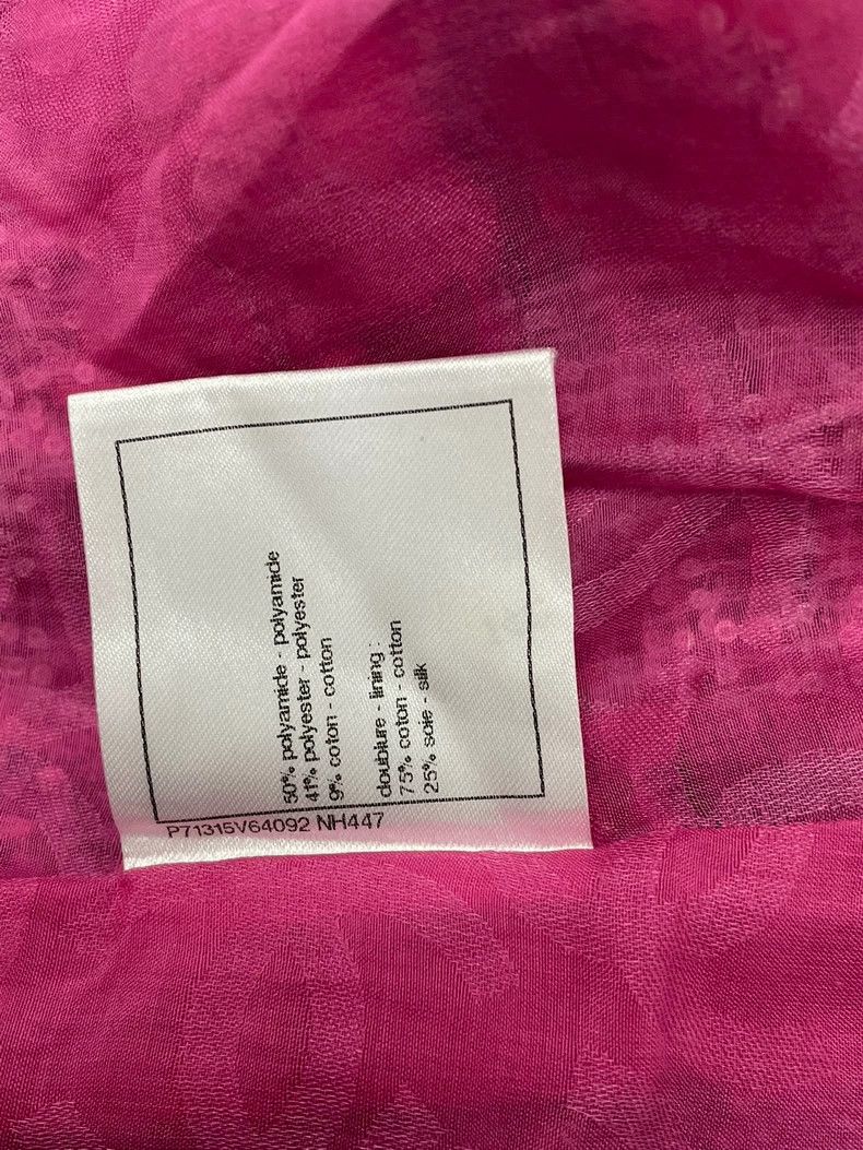 Chanel chanel Series pink tweed skirt Size 26" / US 2 / IT 38 - 7 Thumbnail